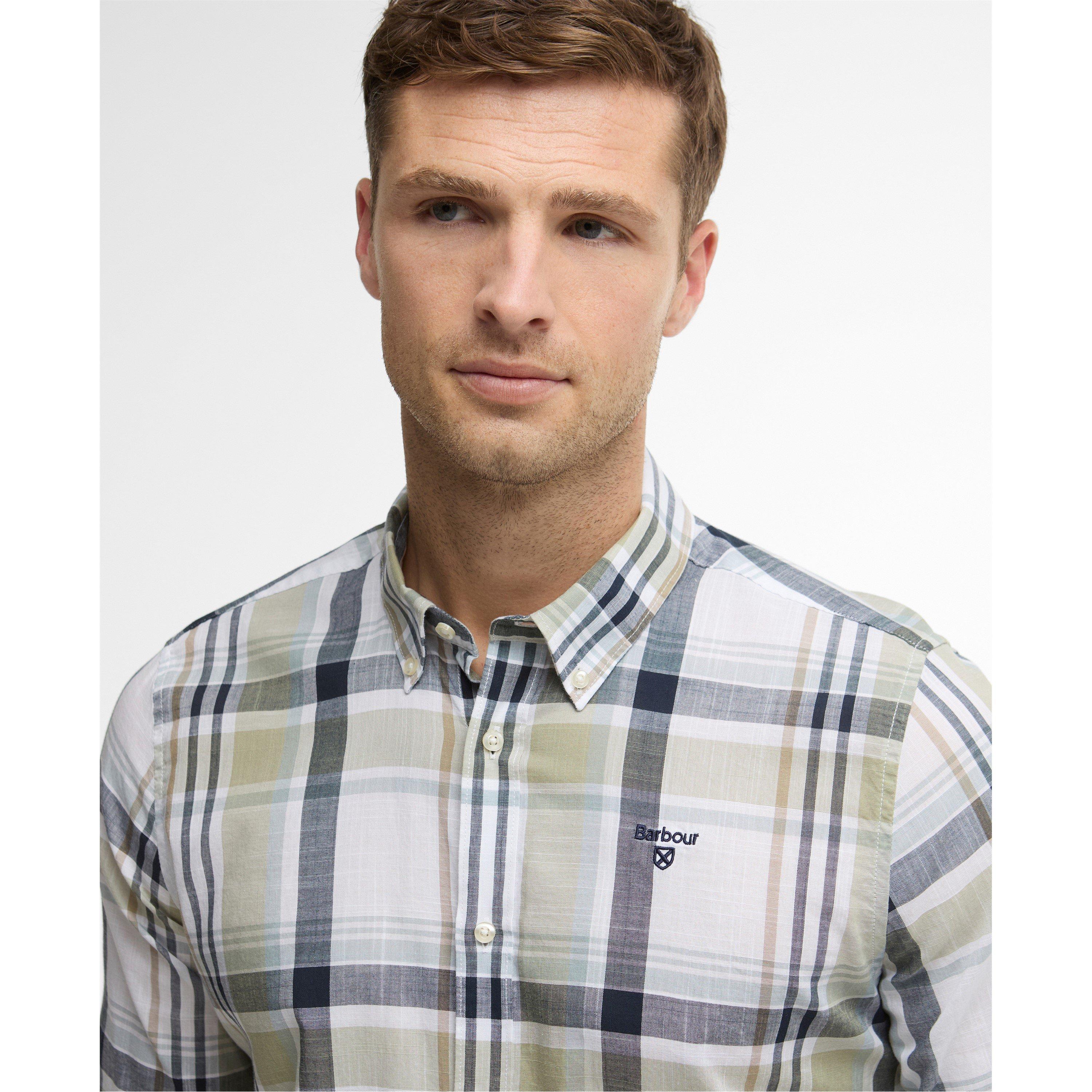 Laurel Grn GN34 - Barbour - Mens Kidd Tailored Shirt - 4