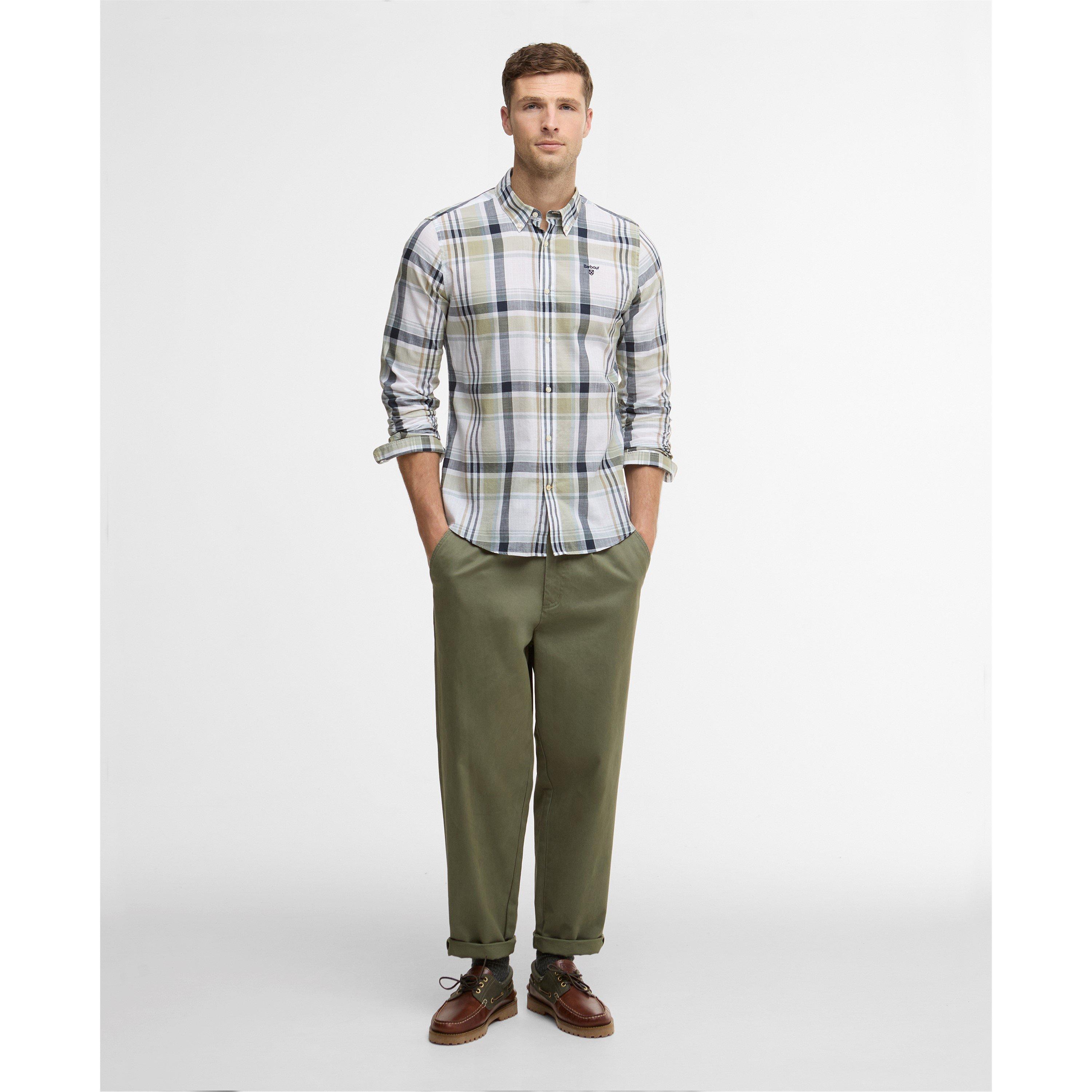 Laurel Grn GN34 - Barbour - Mens Kidd Tailored Shirt - 5