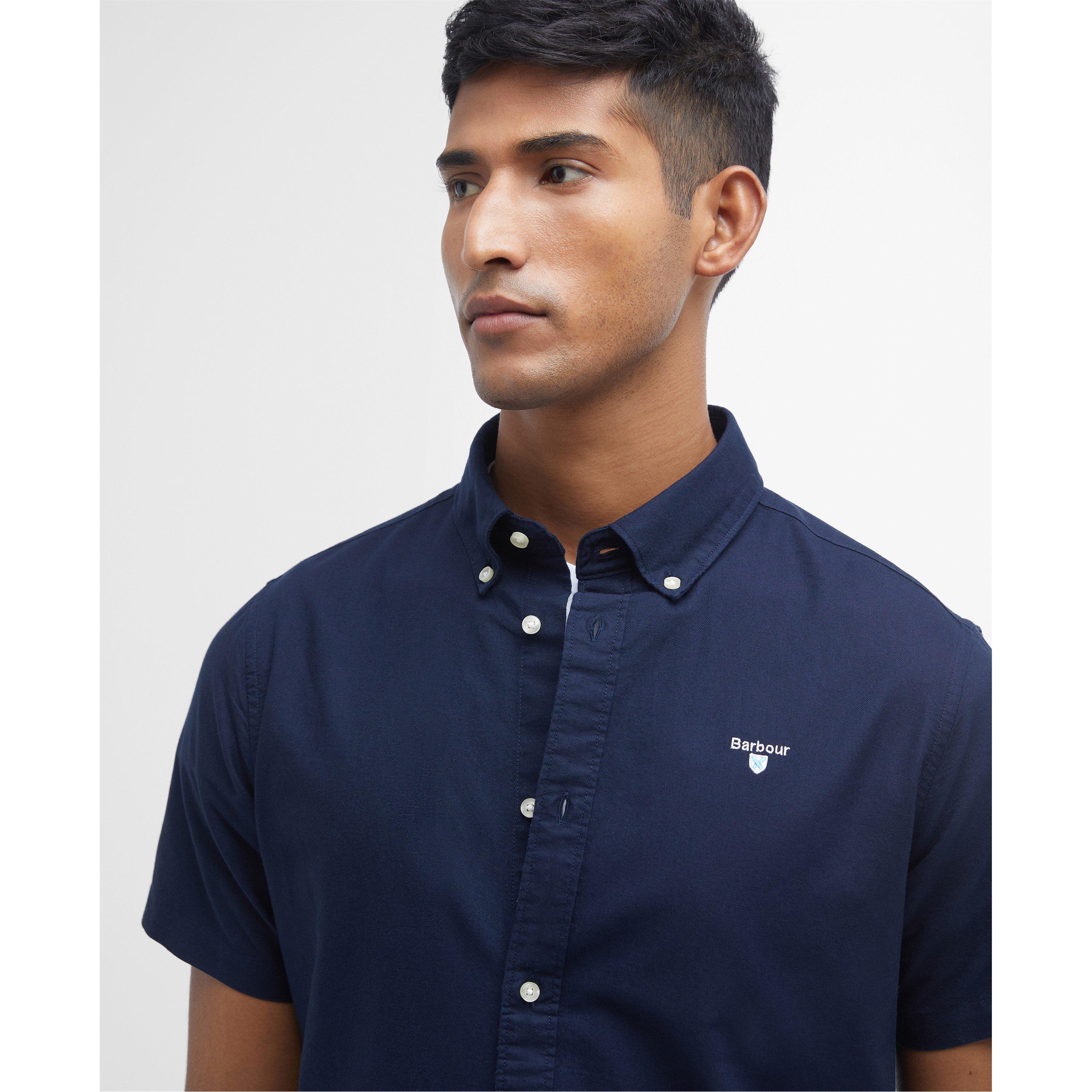Navy NY91 - Barbour - Mens Oxtown Shirt - 4