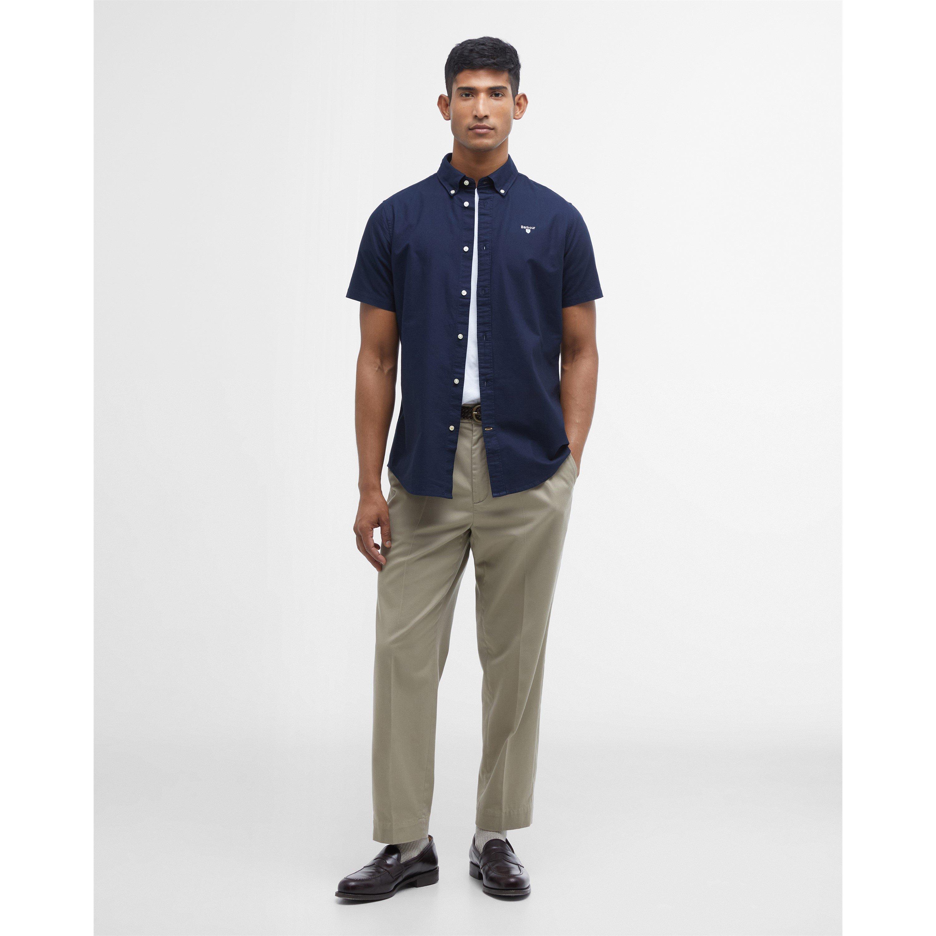 Navy NY91 - Barbour - Mens Oxtown Shirt - 7