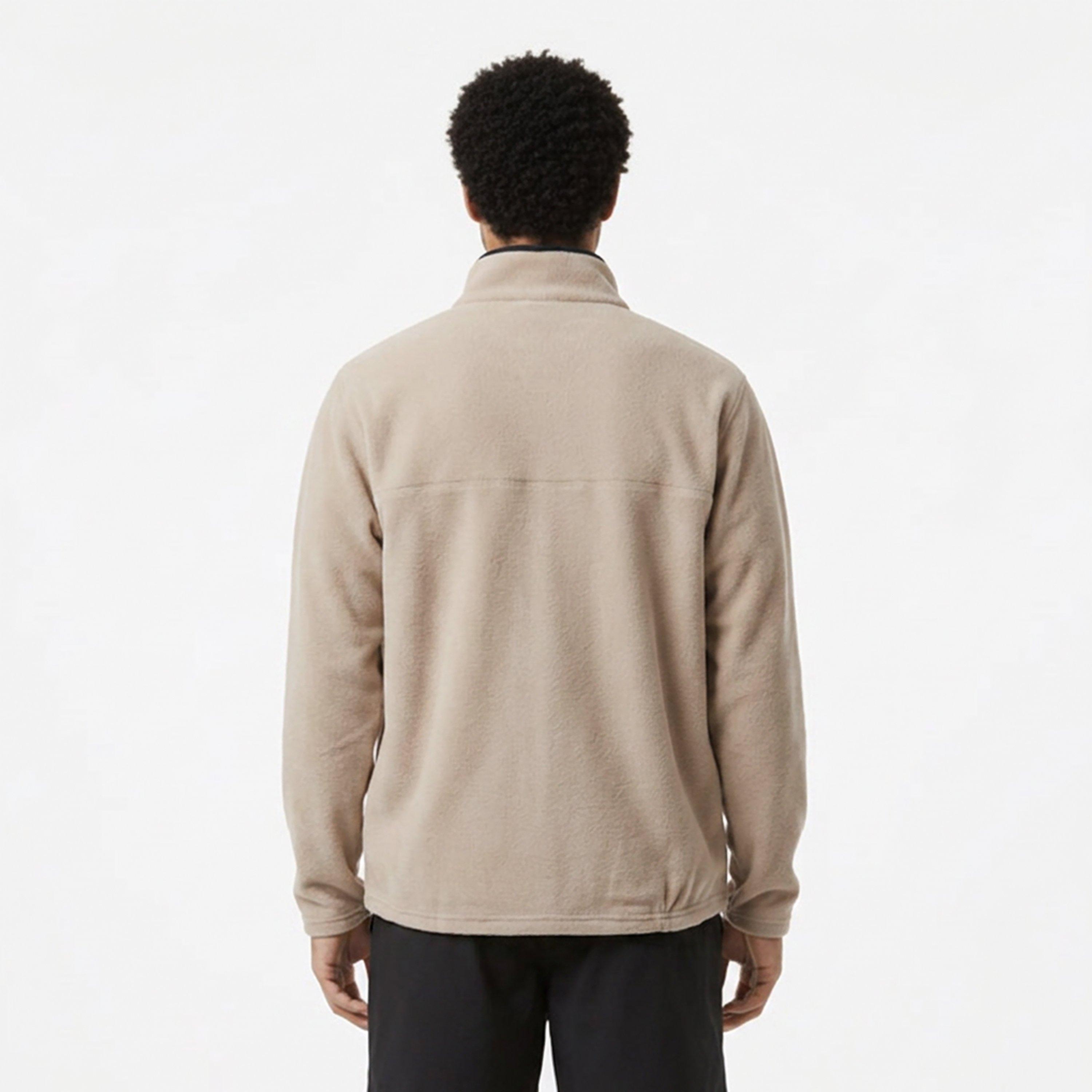 A Fossil/Blk - Columbia - Steens Mountain™ Half Snap fleece - 4