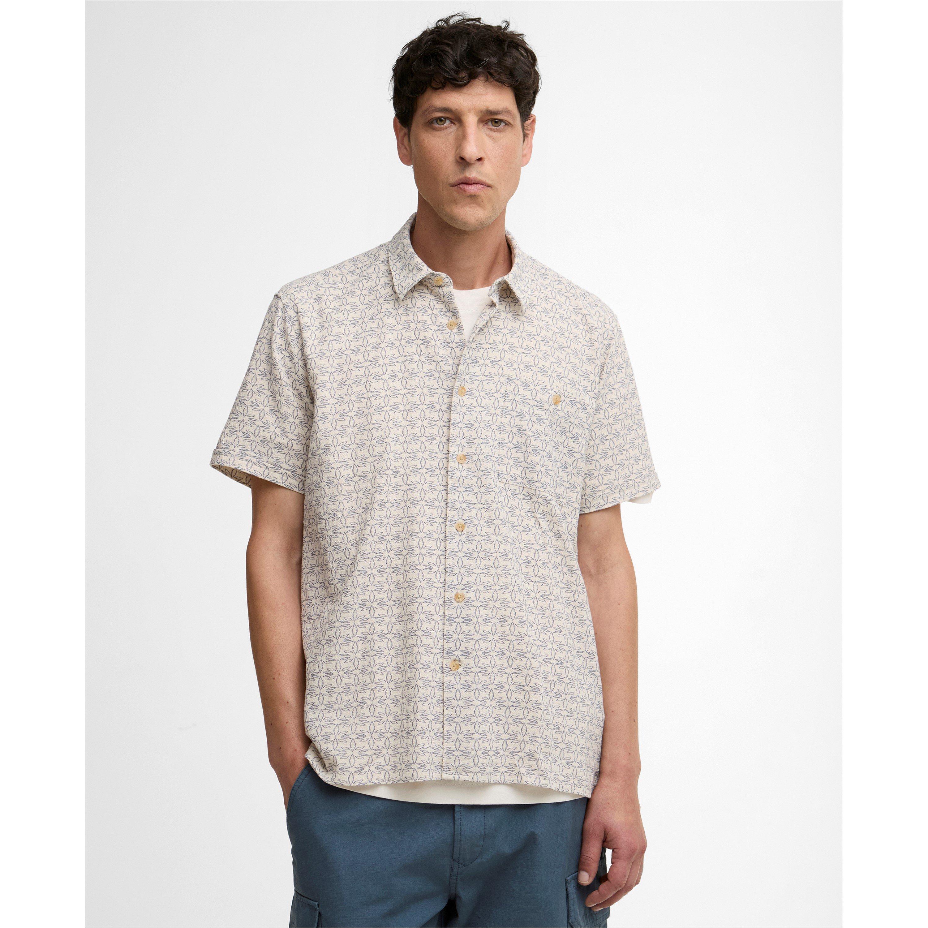 Neutral BE13 - Barbour - Men's Patterned Short Sleeve Shirt - 2
