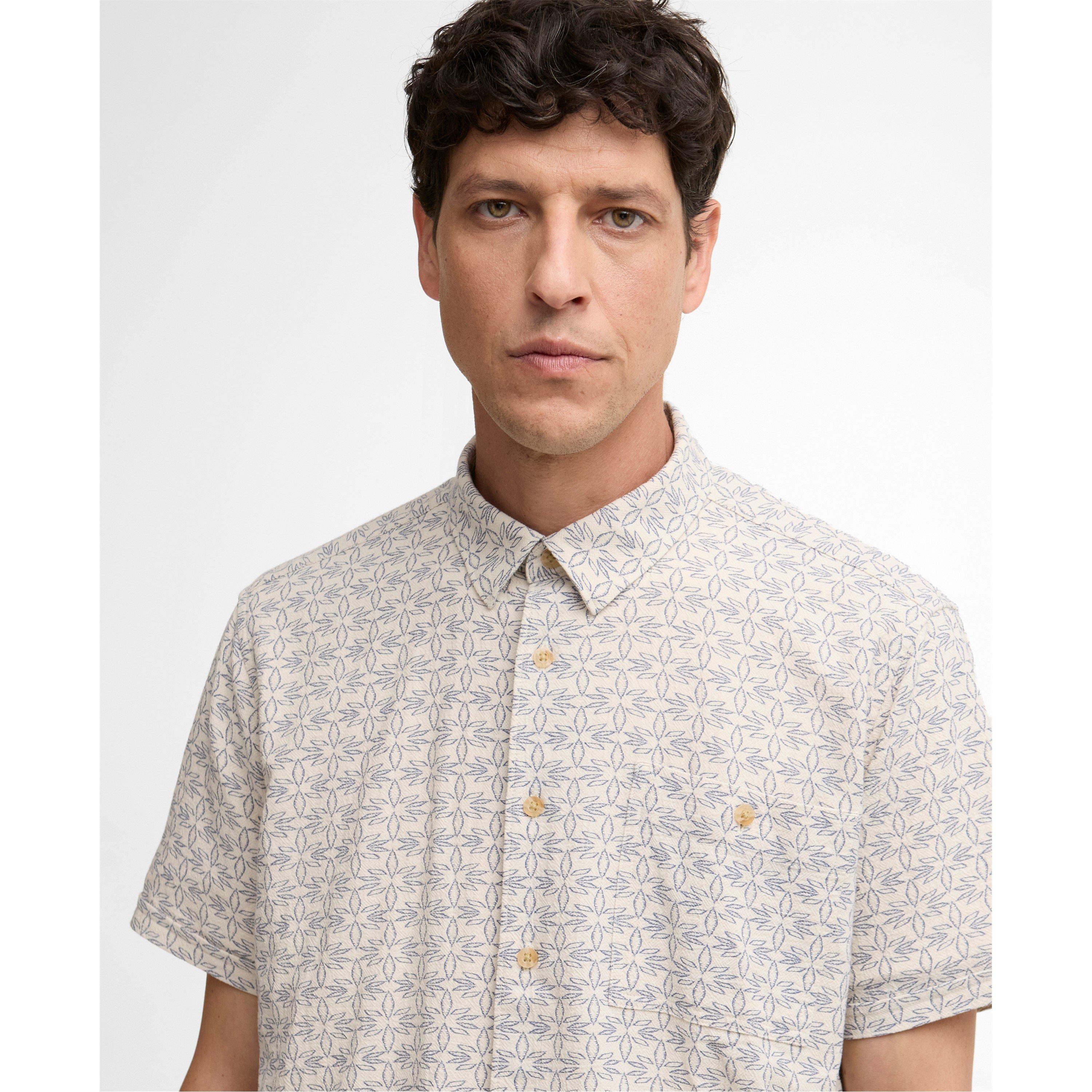 Neutral BE13 - Barbour - Men's Patterned Short Sleeve Shirt - 4