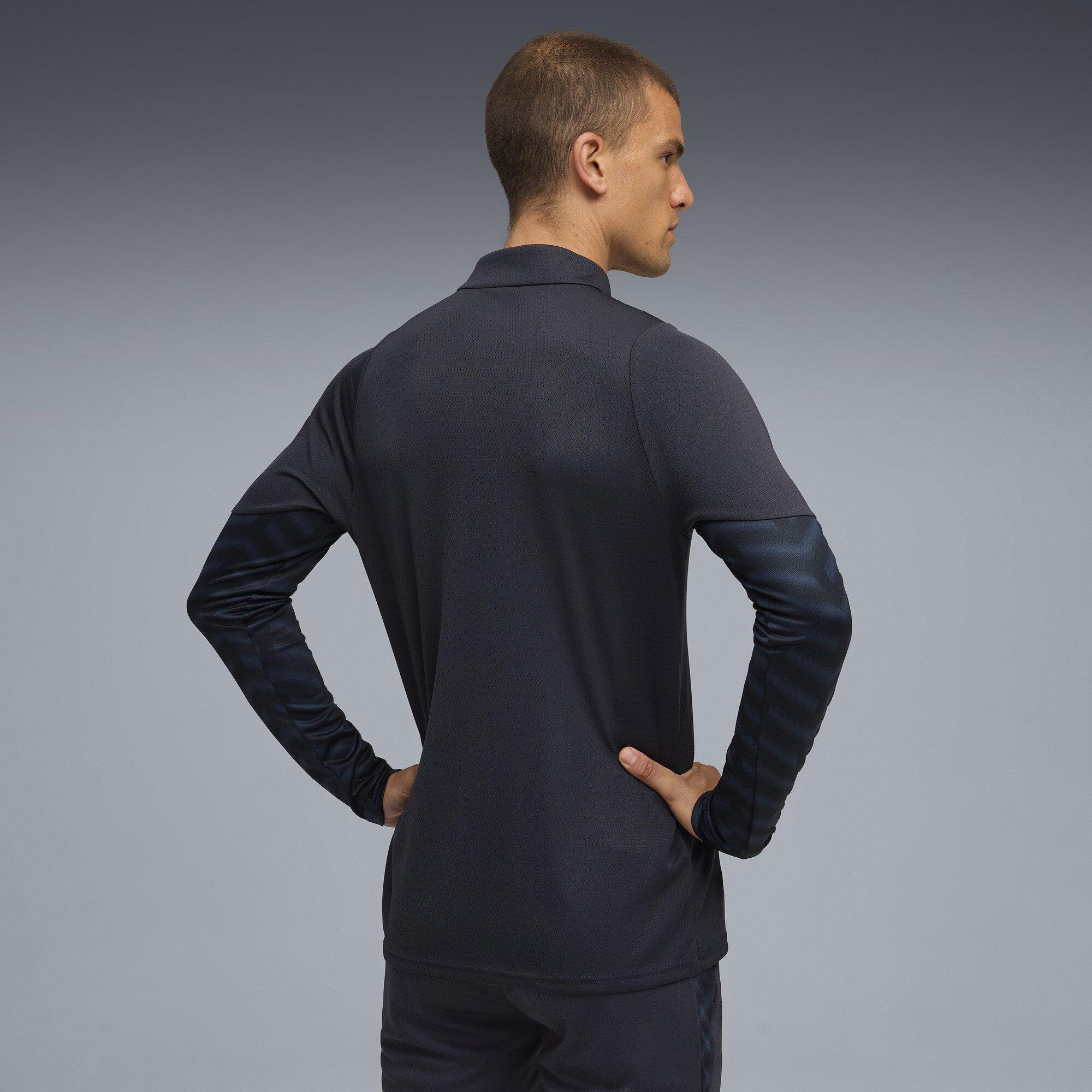 Navy/Orange - Puma - Individual Cup Drill Top Adults - 4