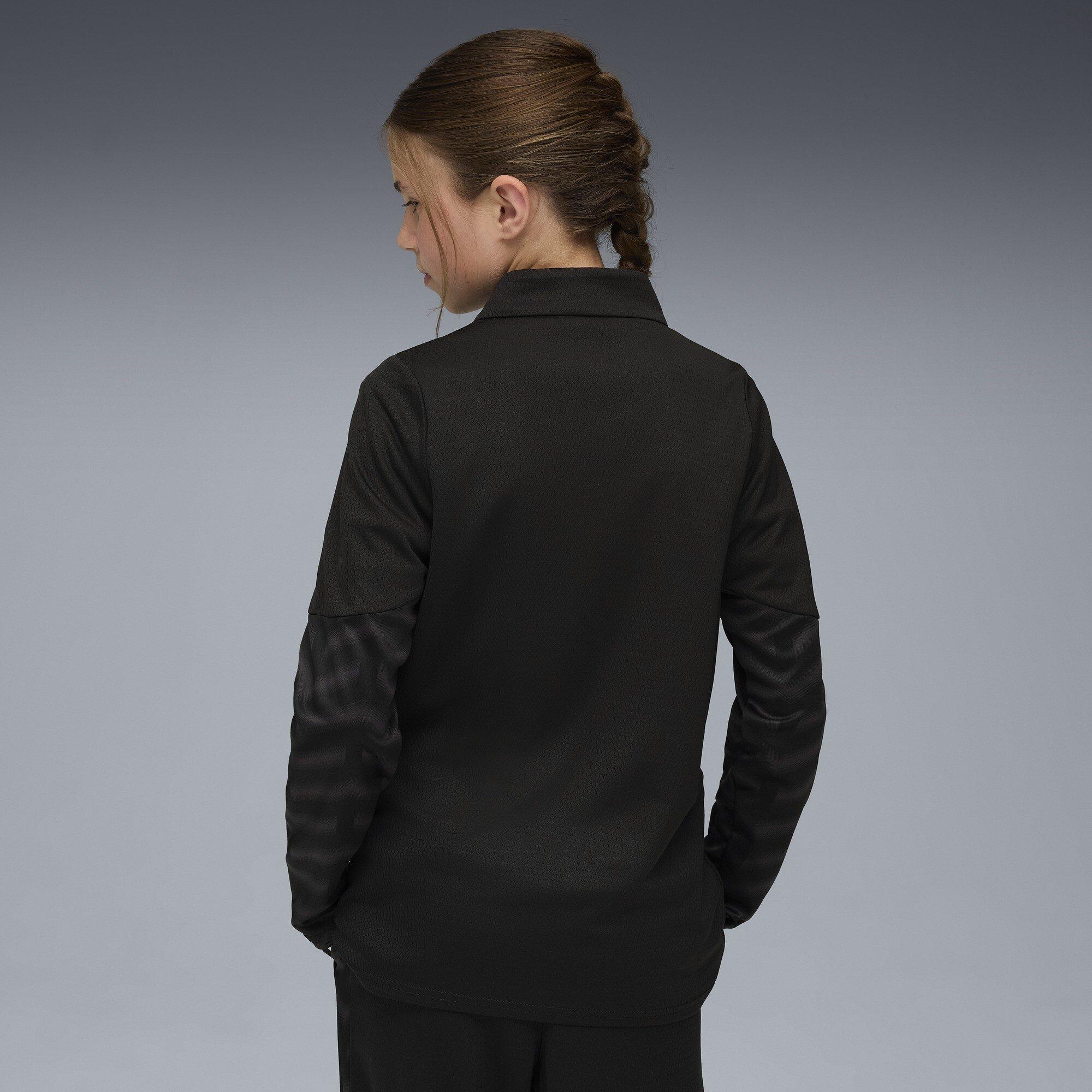 Black/Blue - Puma - Individual Cup Drill Top Juniors - 5