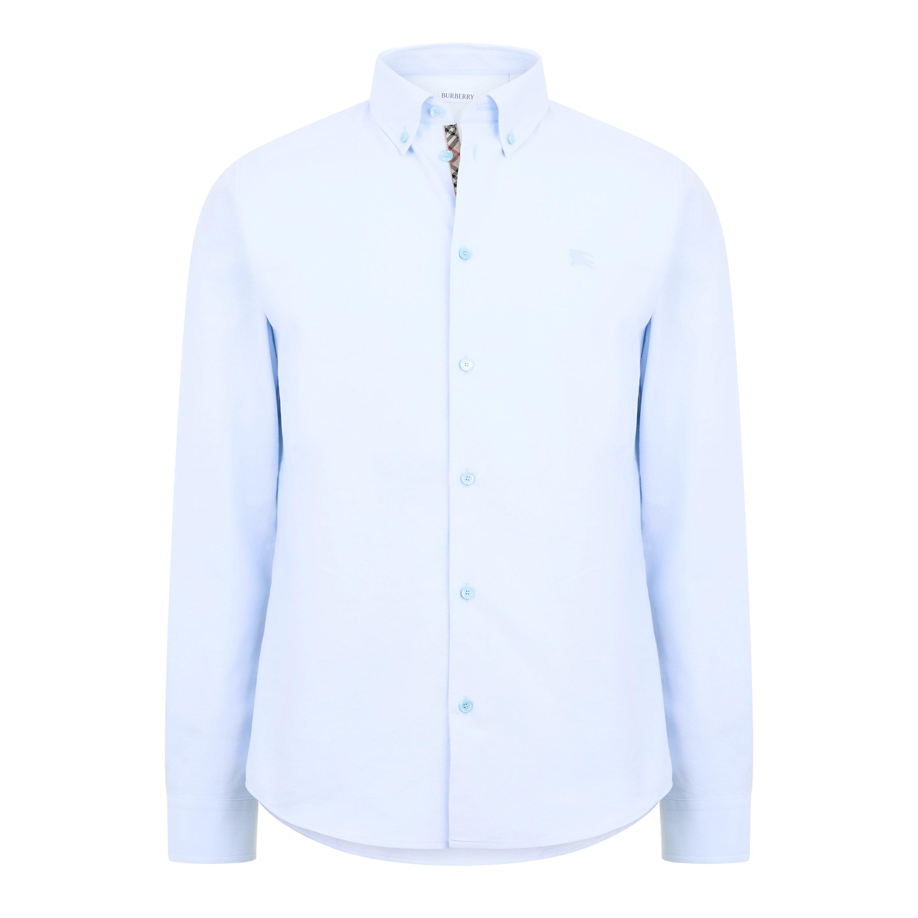 Burberry Brit メンズシャツ 水色 S 中古・古着通販】BURBERRY BRIT (バーバリーブリット) ポロシャツ
