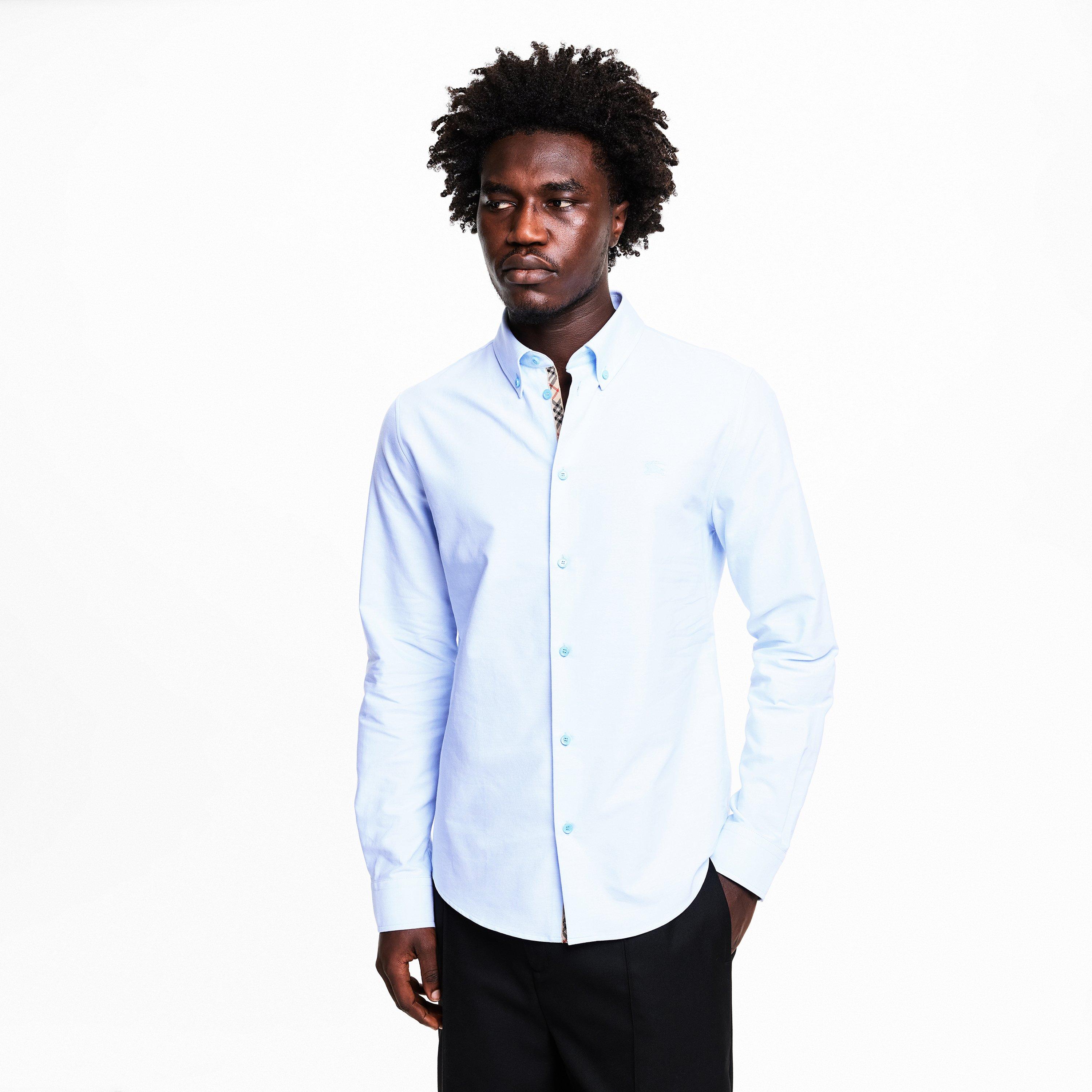 Burberry Men's Burb Standric Long Sleeve Plain Shirt | Cruise Fashion