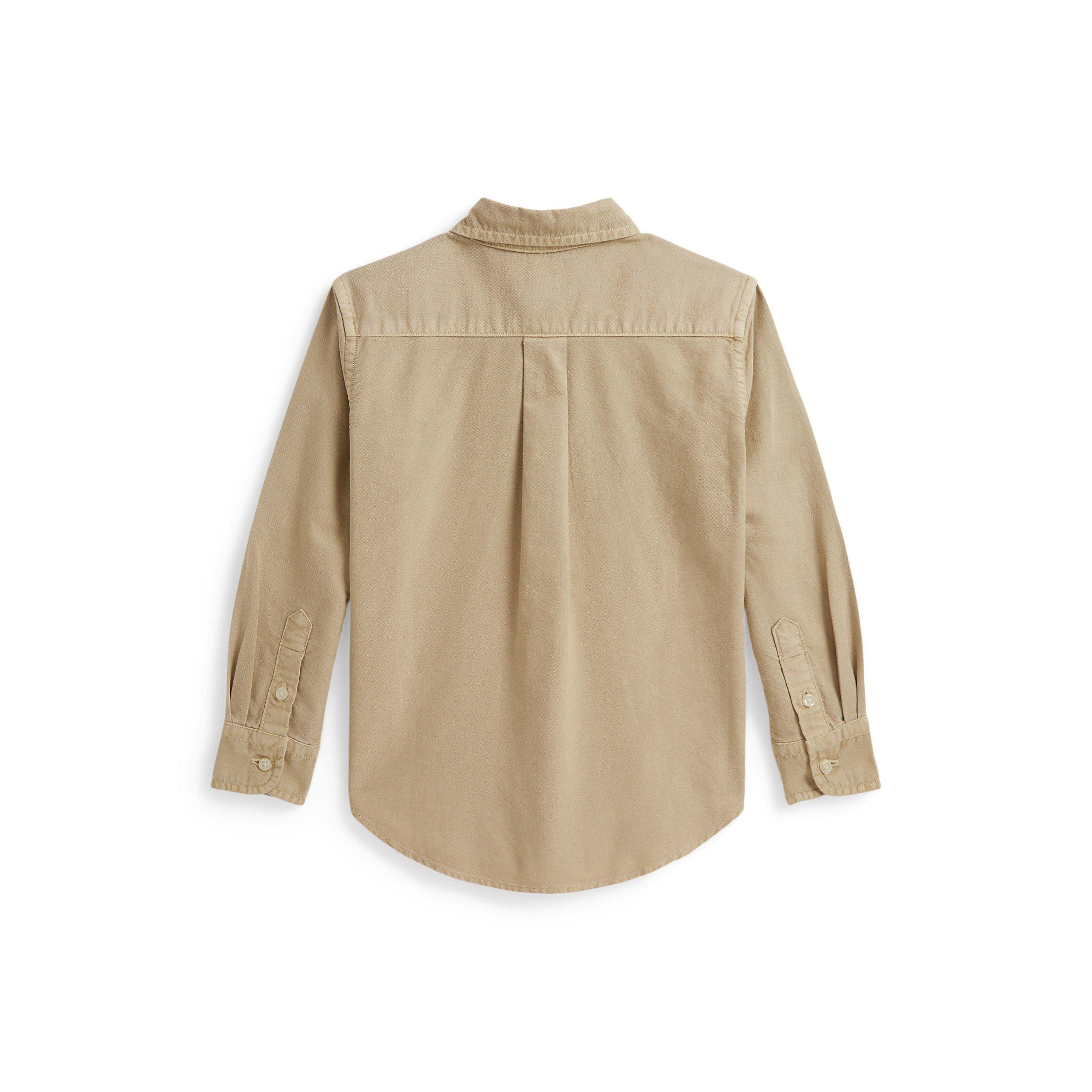 Tallow Cream - Polo Ralph Lauren - Kids' Long Sleeve Plain Shirt - 2