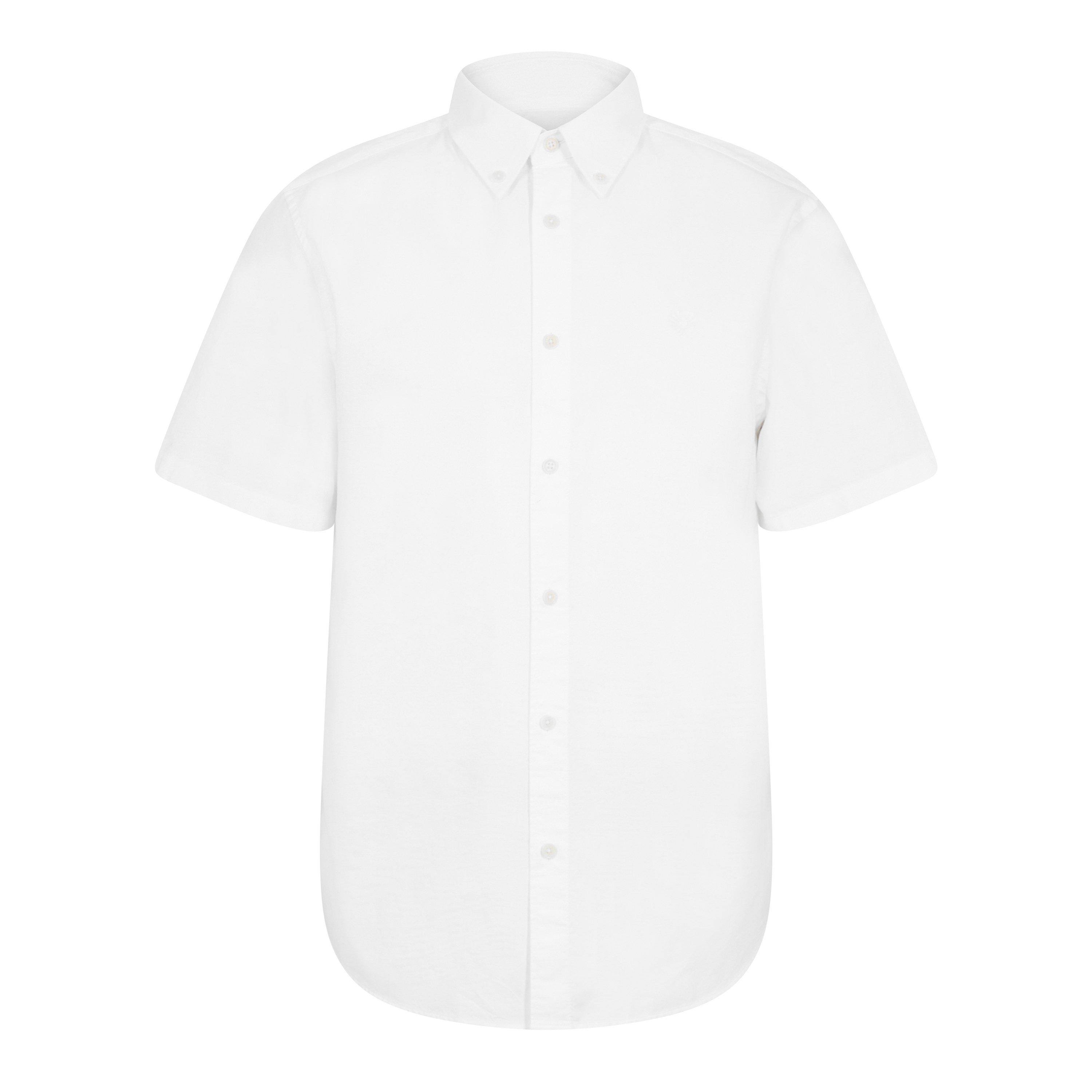 Belstaff Men's Short Sleeve Plain Shirt - White - M