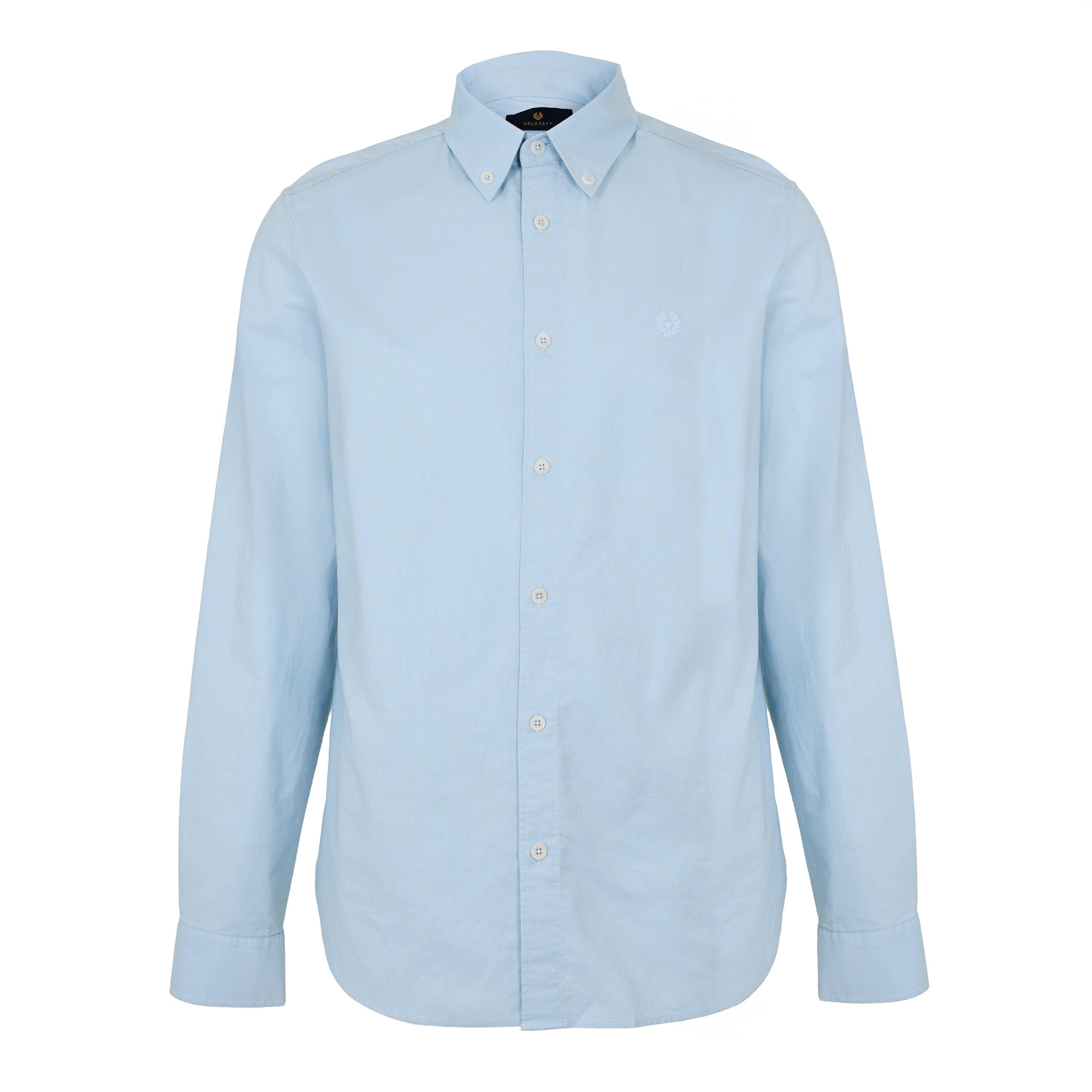 Belstaff Men's Long Sleeve Shirt - Sky Blue - XL