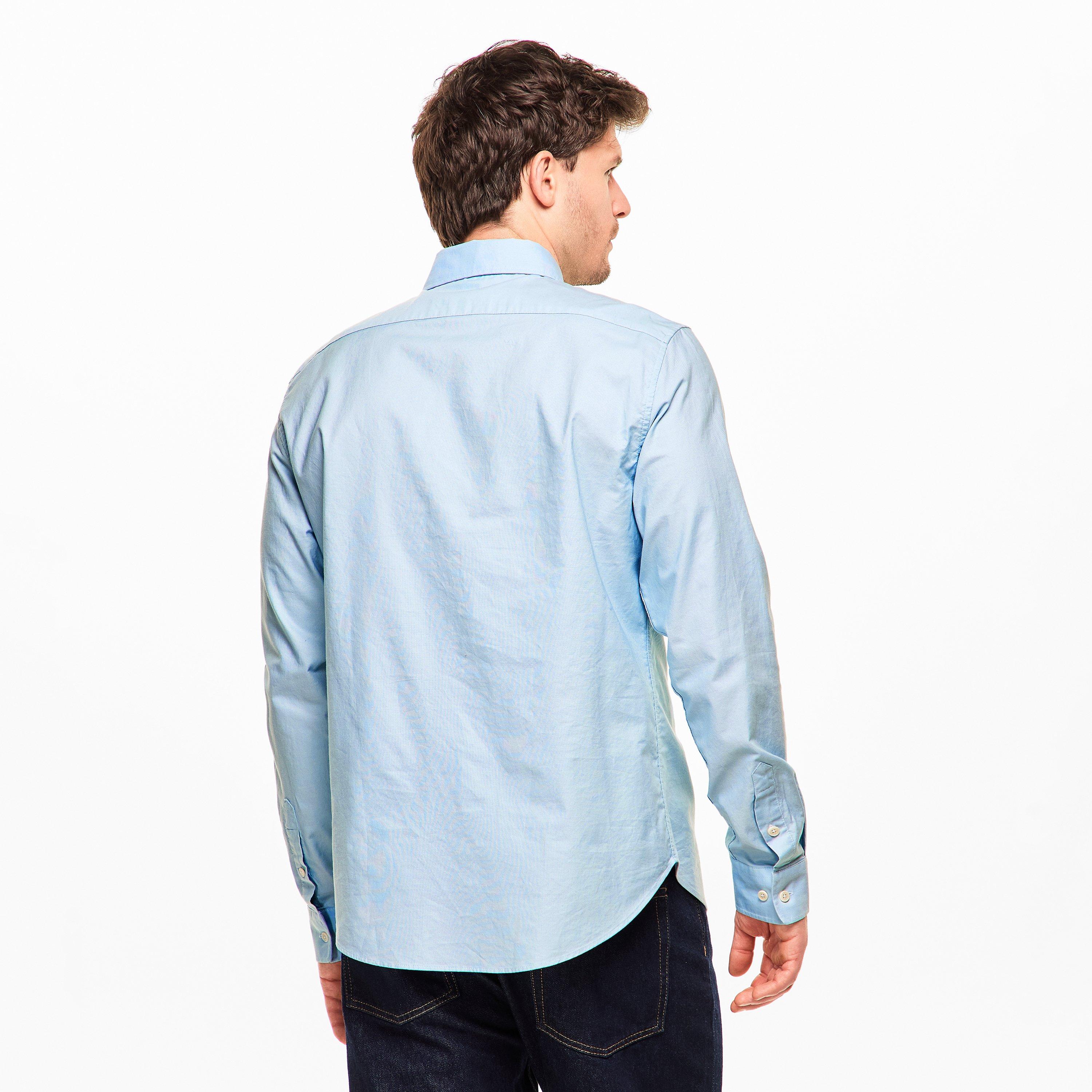 Sky Blue - Belstaff - Men's Long Sleeve Shirt - 4