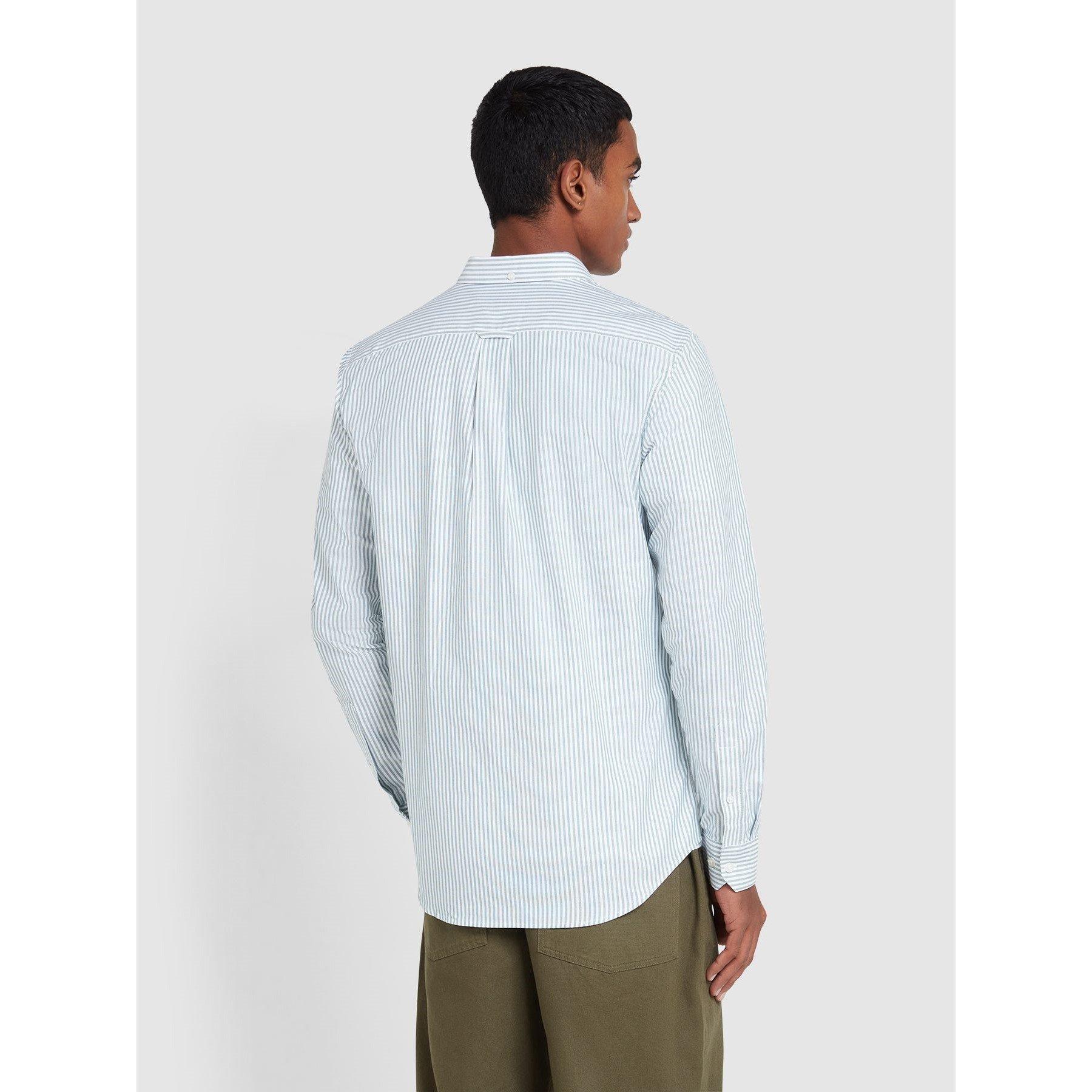Green 387 - Farah - Men's Long Sleeve Patterned Shirt - 3