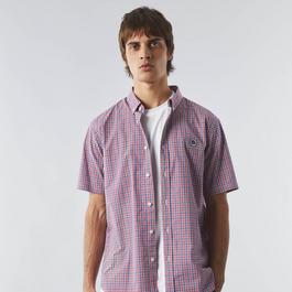 Pretty Green PG Check SS Shirt Sn99