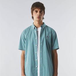 Pretty Green PG Check SS Shirt Sn99