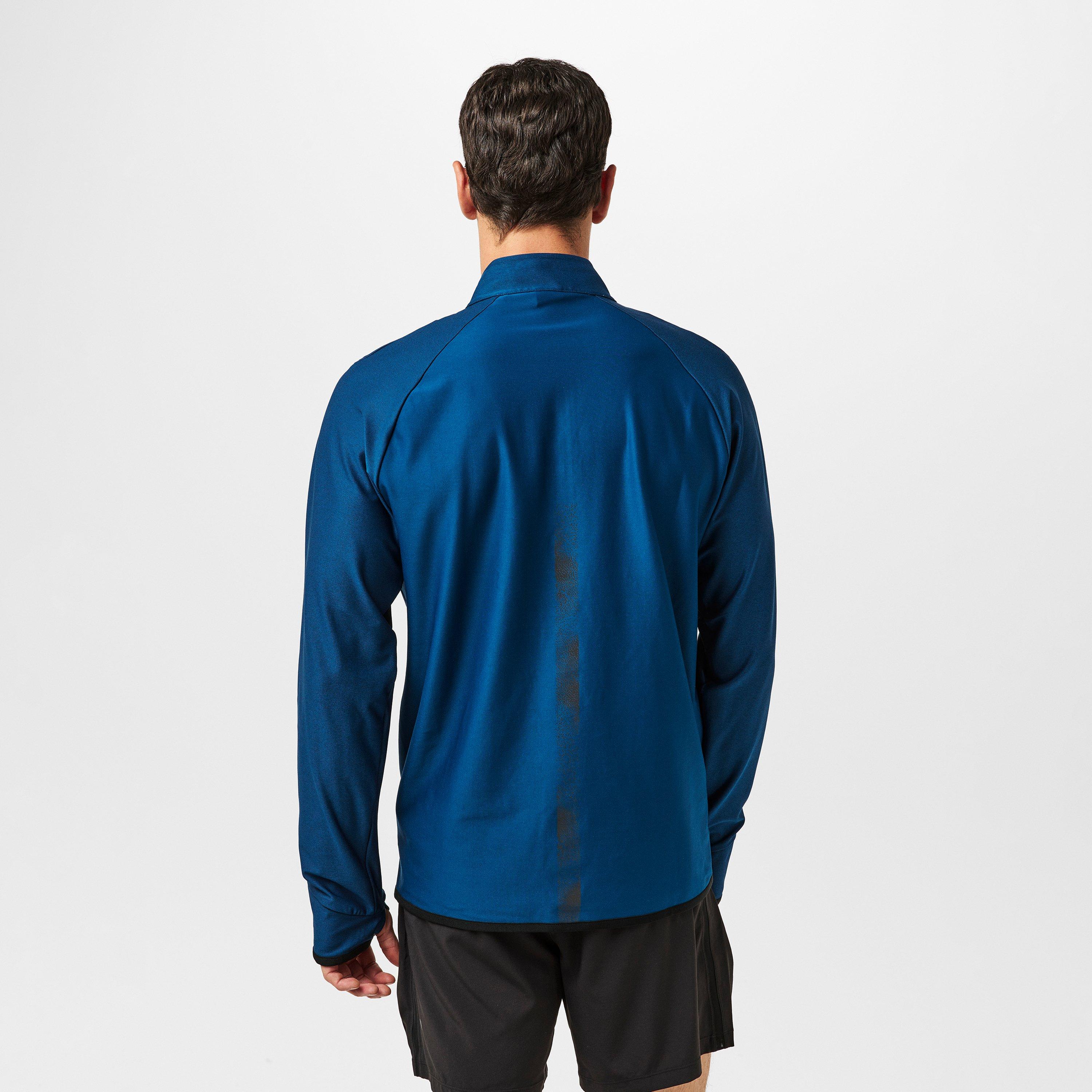 Open Blue - Boss - Men's Sweat Active quarter Zip Fleece Sweatshirt - 4