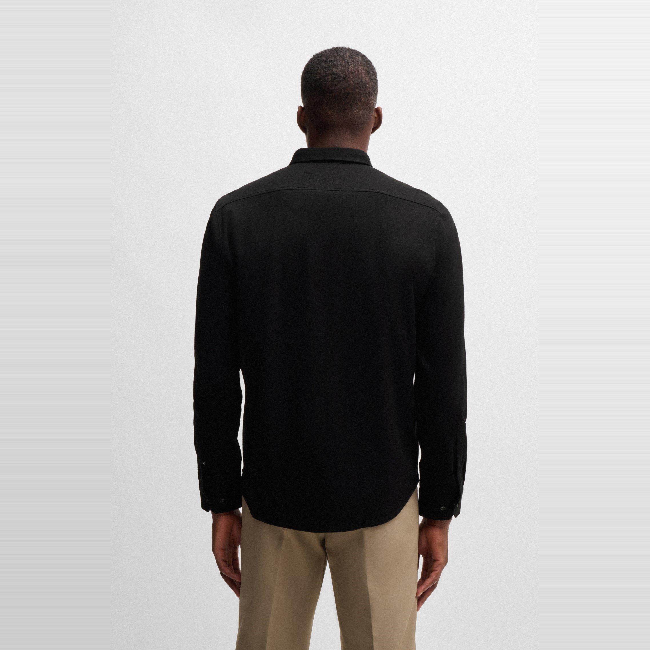 Black - Boss - Men's B Motion Anti-Wrinkle Design Shirt - 3