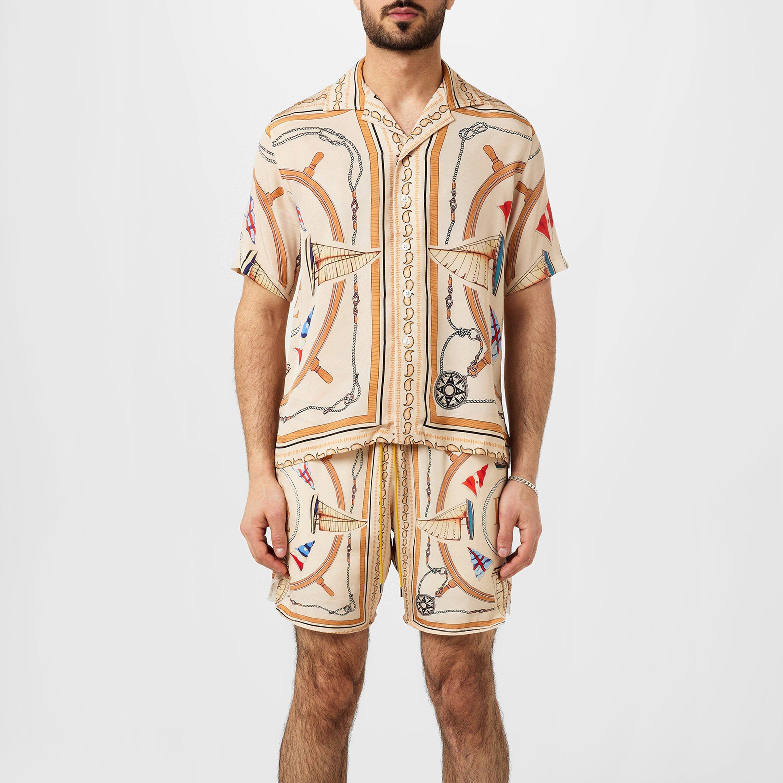 Multi 0108 - Rhude - Nautical Silk Shirt - 3