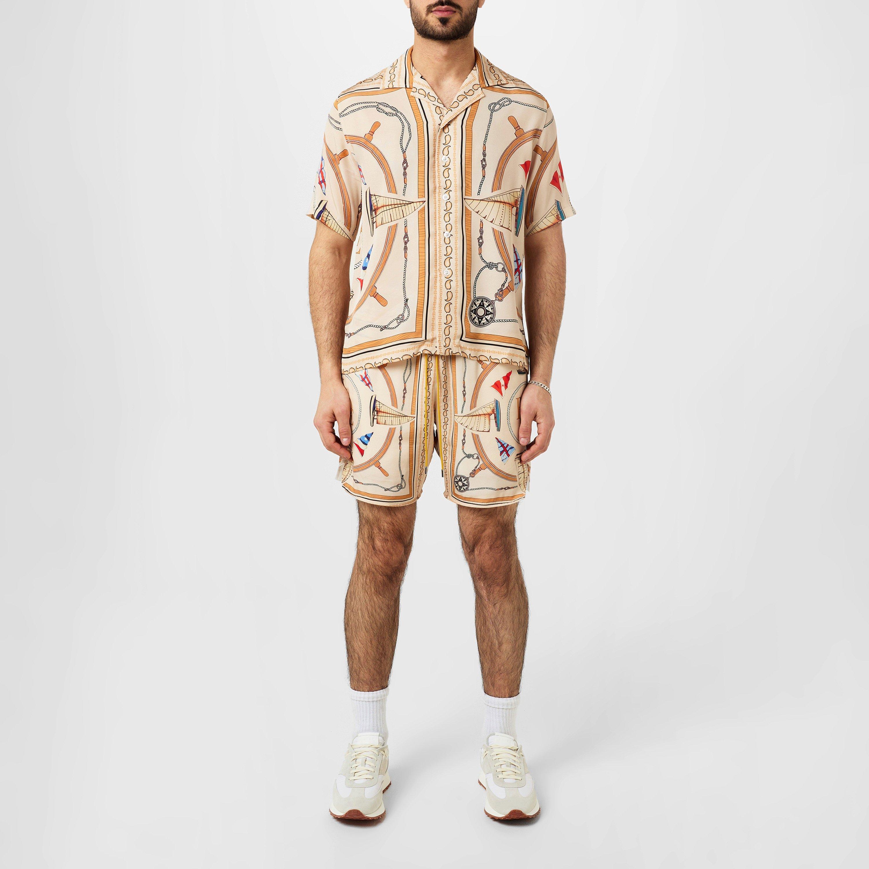 Multi 0108 - Rhude - Nautical Silk Shirt - 6