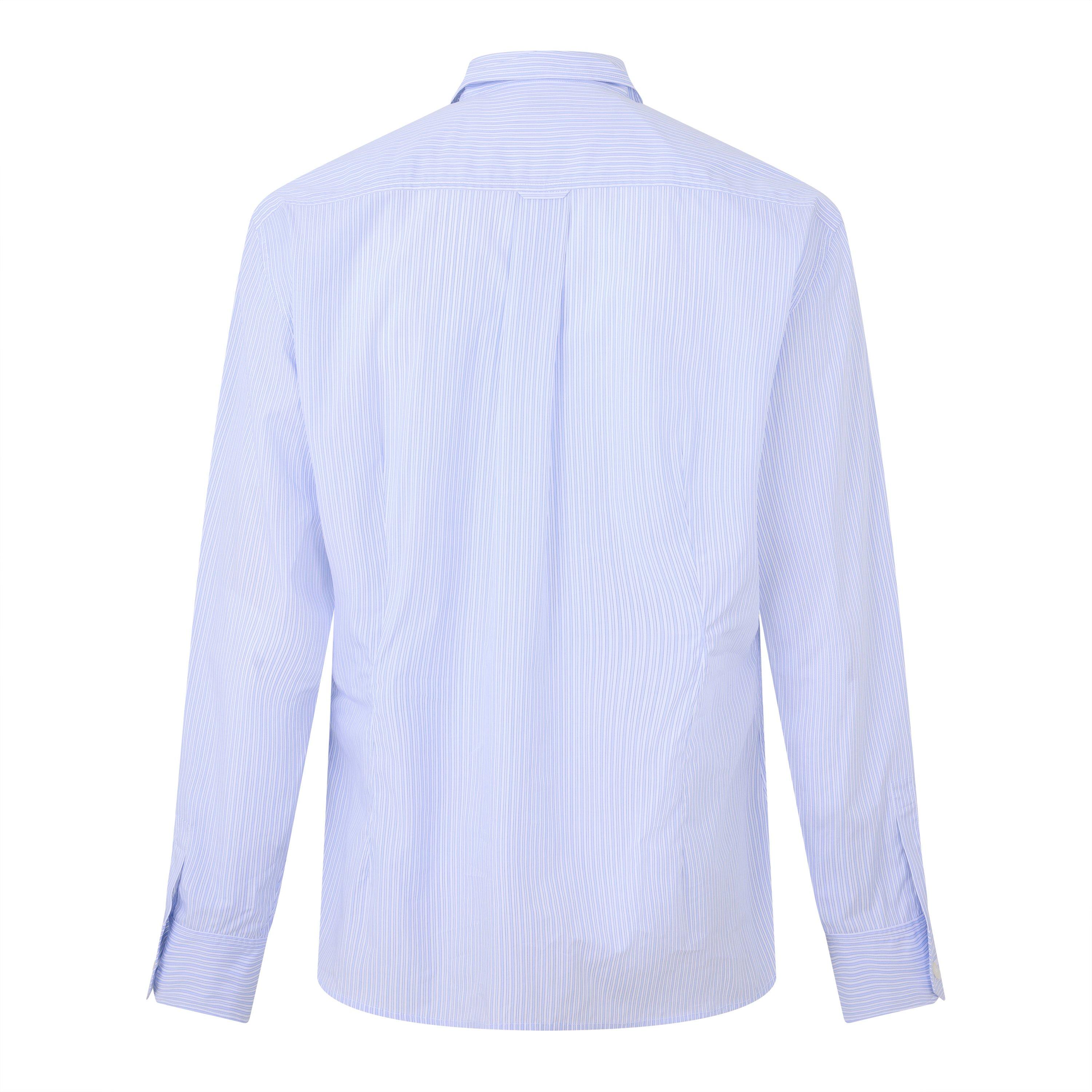 Blue - Saint Laurent - Men's Long Sleeve Patterned Shirt - 2