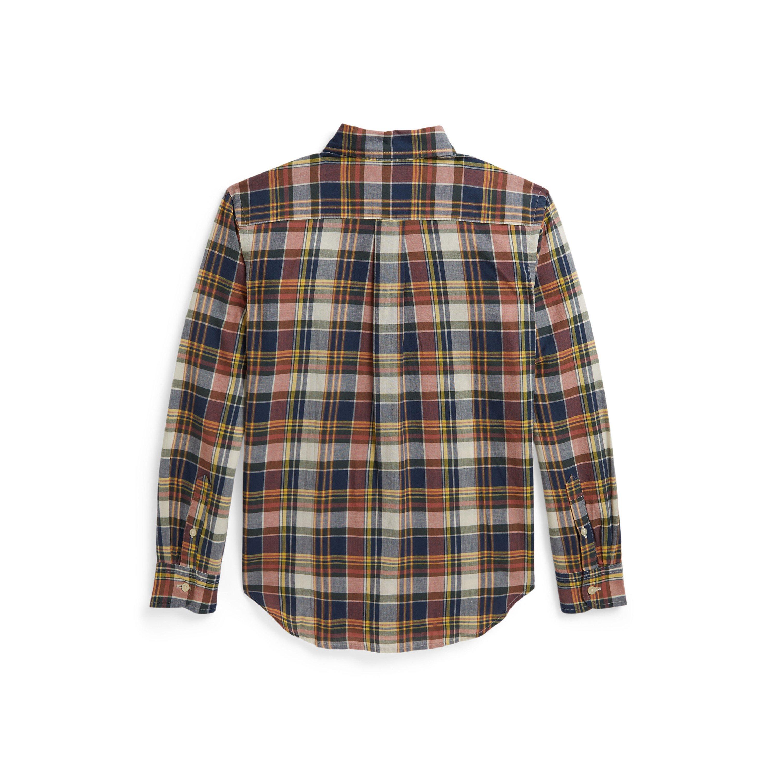 Navy/Multi - Polo Ralph Lauren - Kids' Check Long Sleeve Patterned Shirt - 2