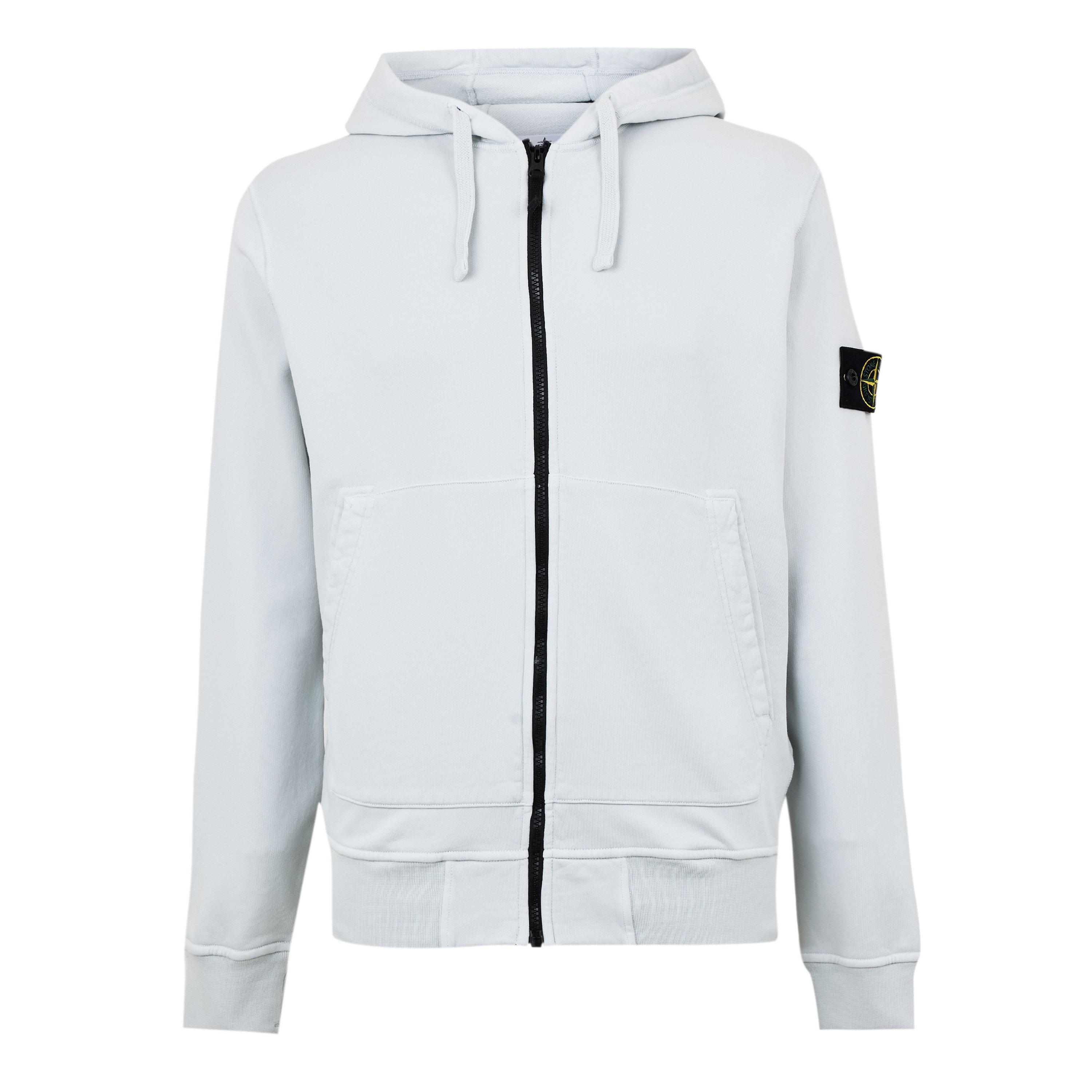 Stone Island Men's Full Zip Hooded Fleece