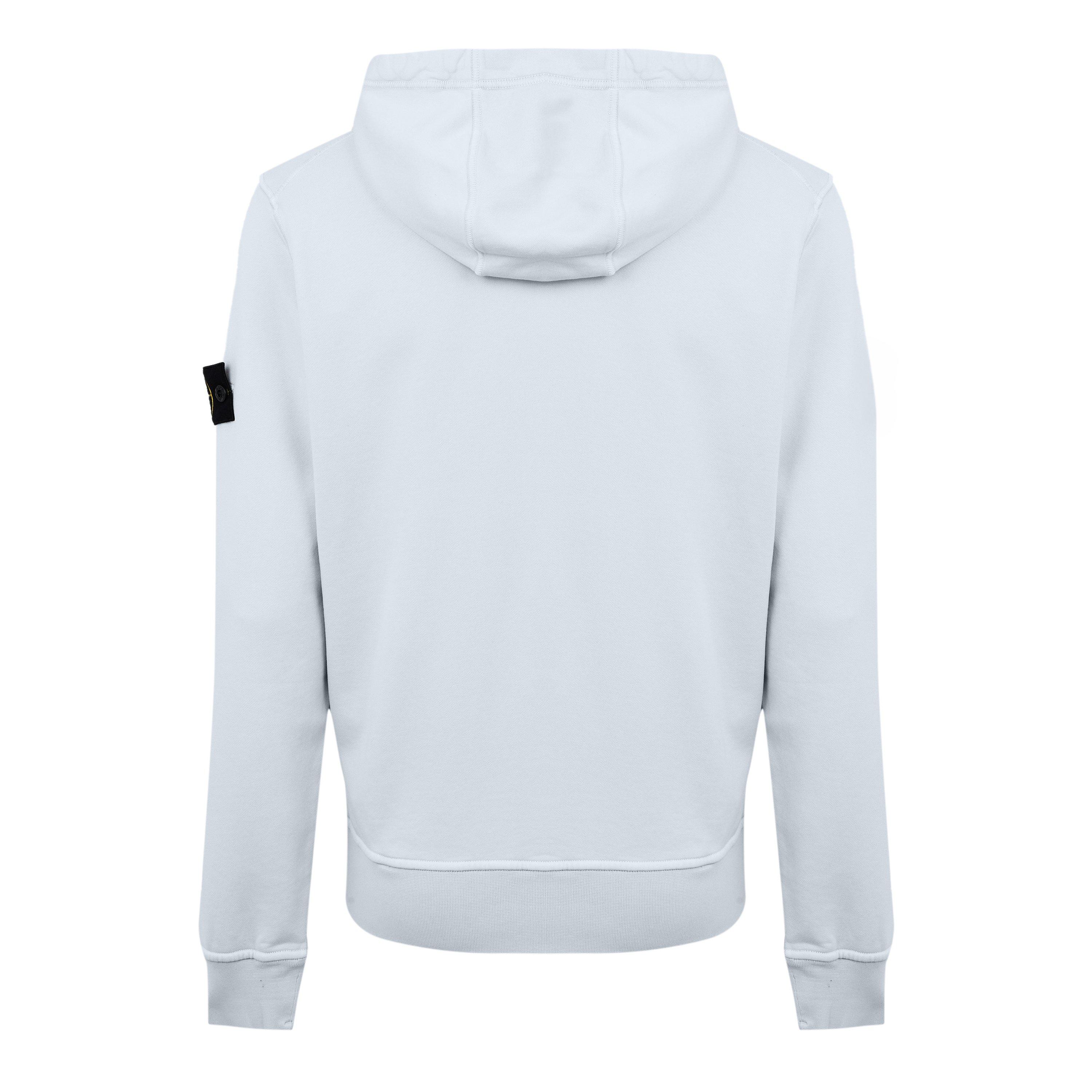 Sky Blue V0041 - Stone Island - Men's Full Zip Hooded Fleece - 2