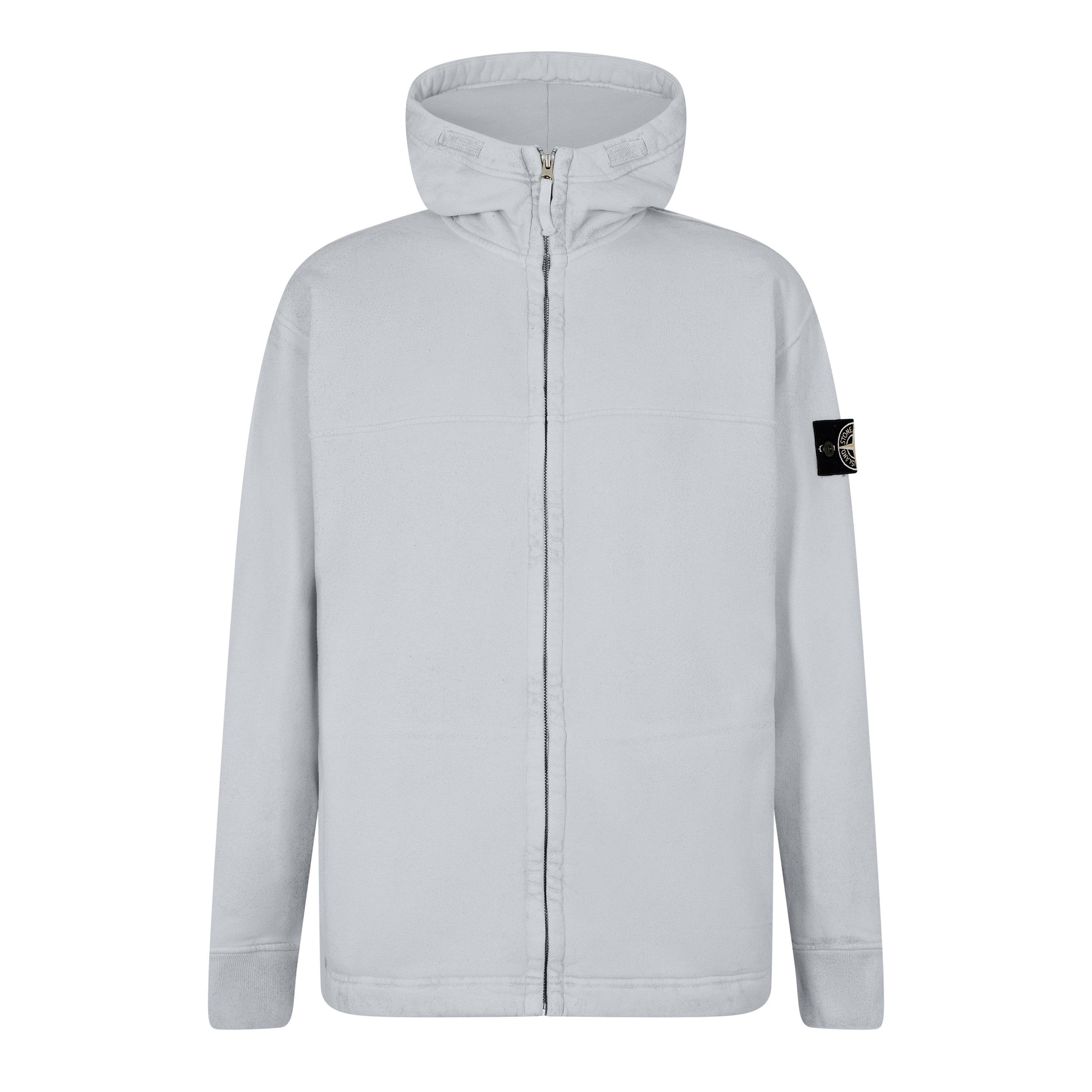 Stone Island Men's Full Zip Fleece - Sky Blue V0041 - Size 2XL