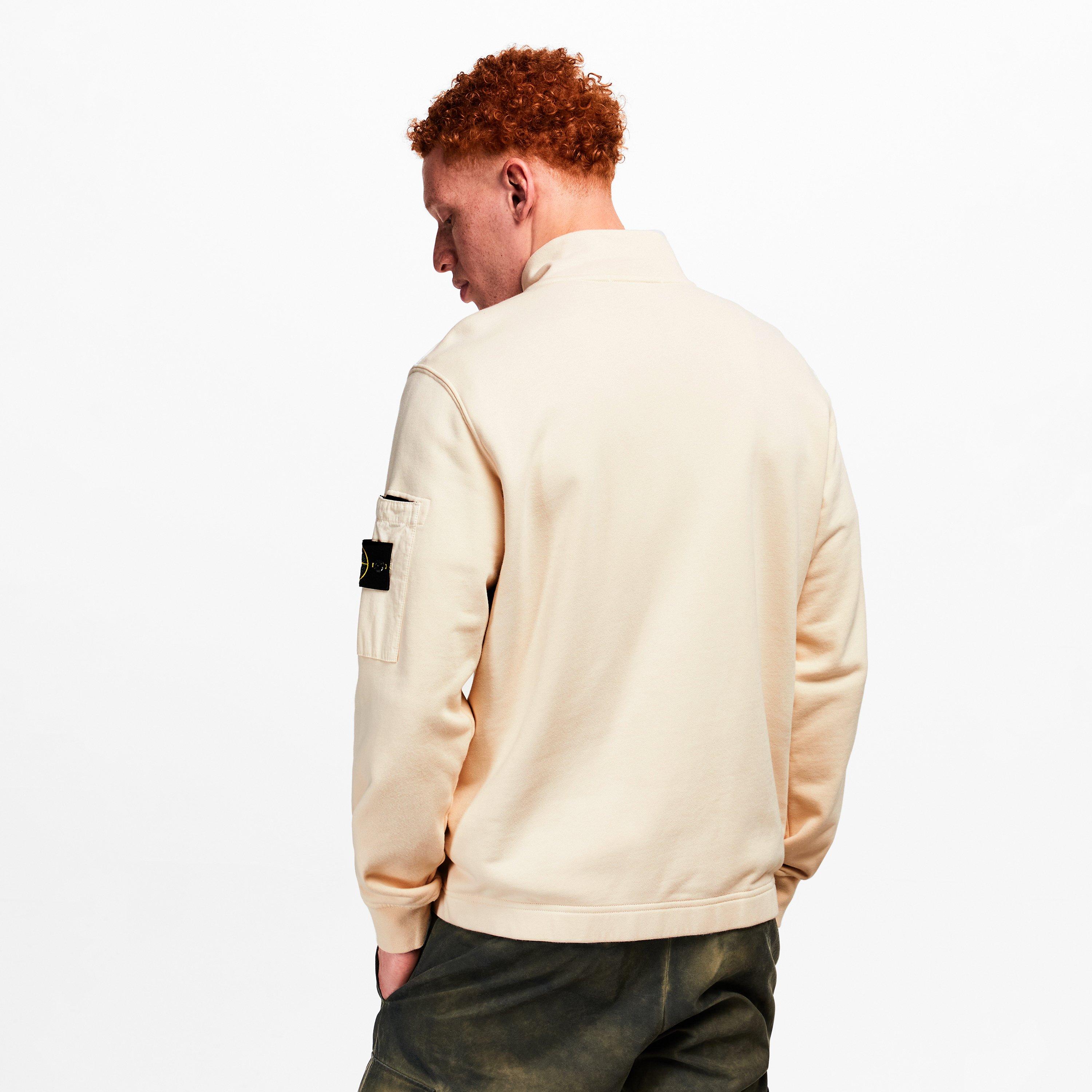 Ivory V0093 - Stone Island - Mens Fleece Track Jacket - 4