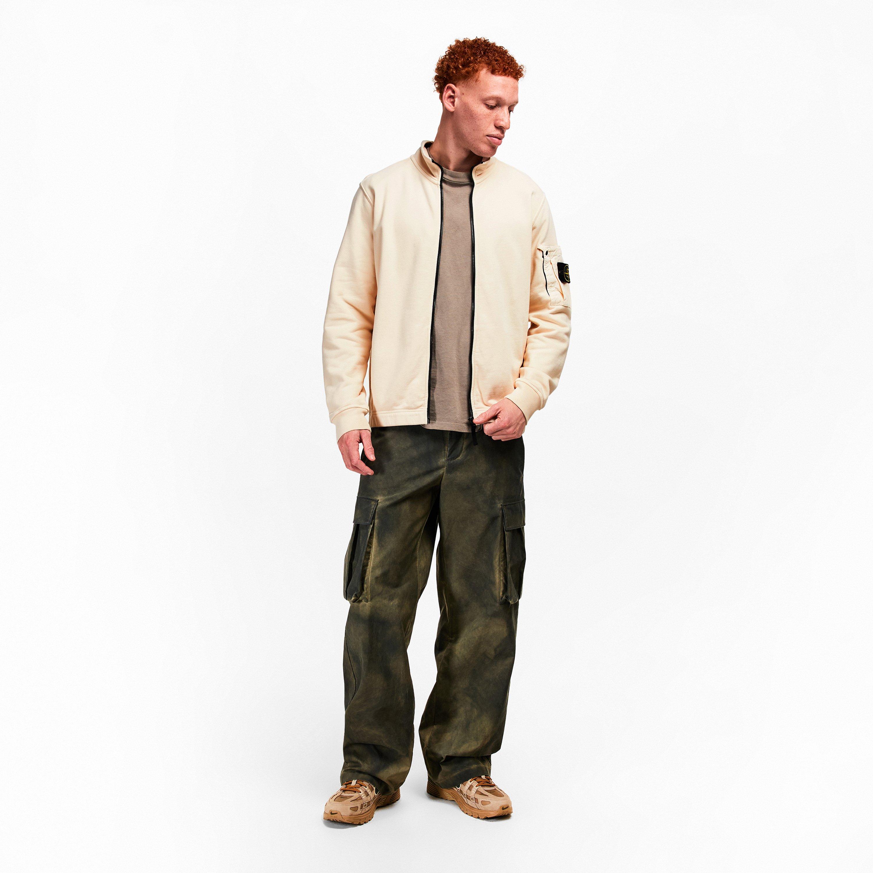 Ivory V0093 - Stone Island - Mens Fleece Track Jacket - 6