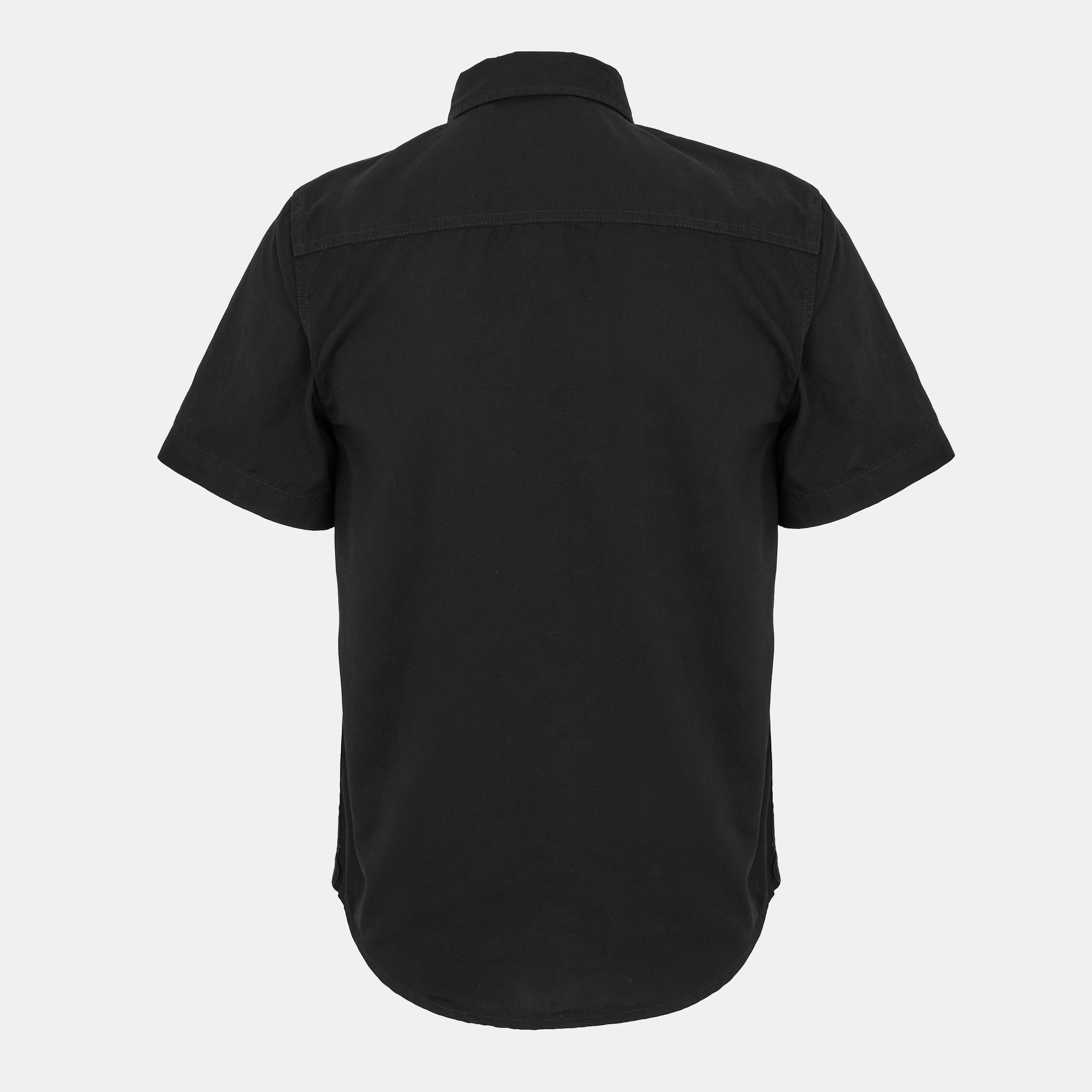 Black - Vans - Solid Short-Sleeve Shirt - 2