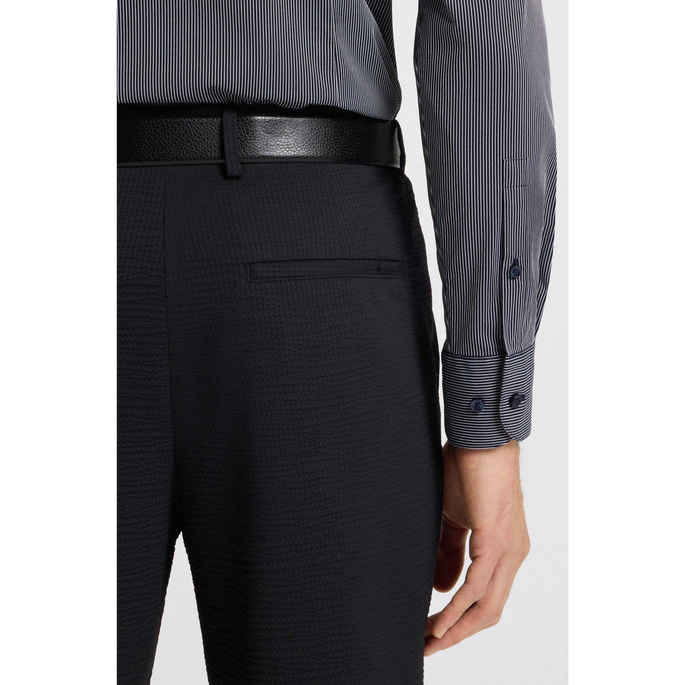 Dark Blue - Boss - P-Hank-S-Kent-C1-222 10270738 Oxford Shirt Mens - 4