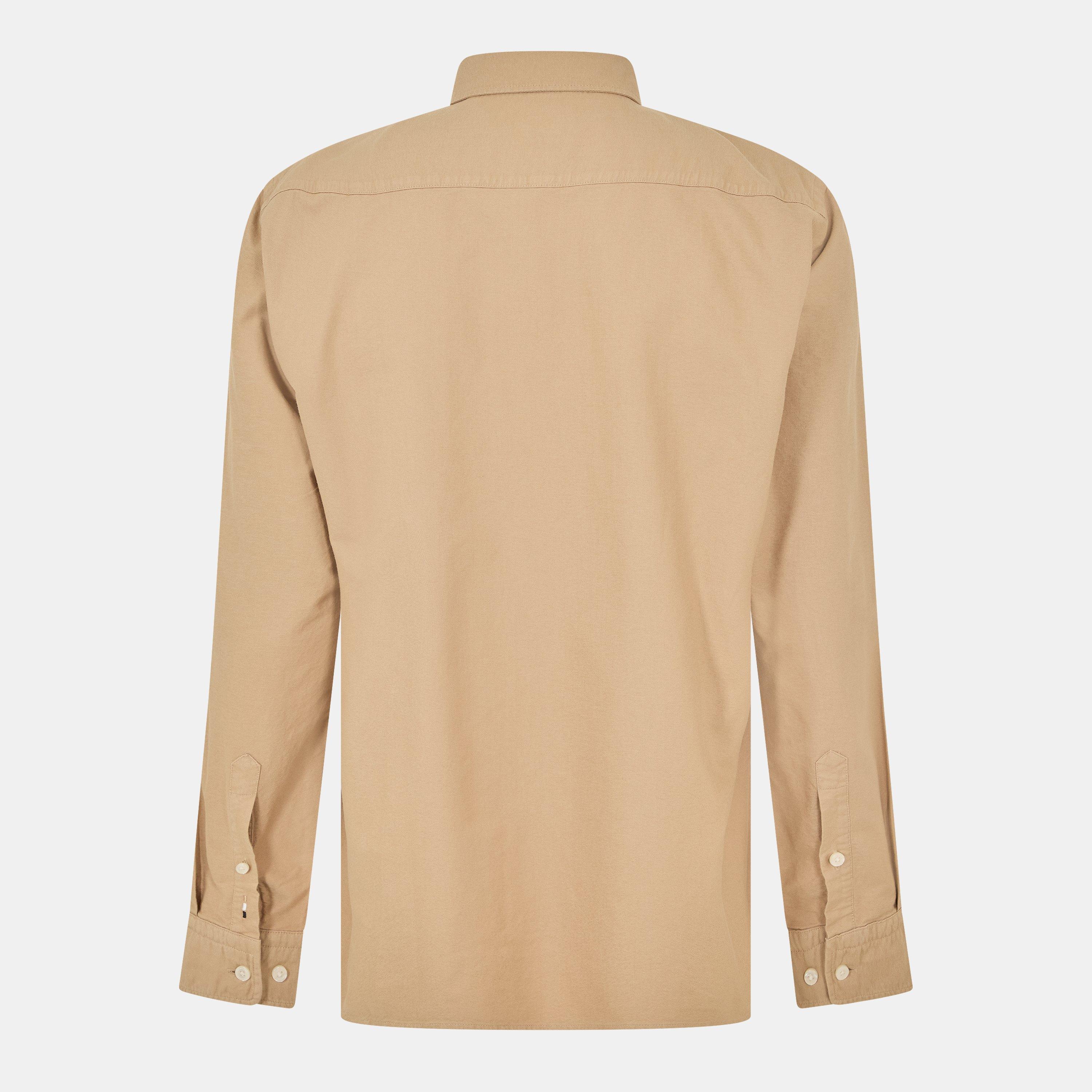 Light Beige - Boss - Men's Long Sleeve Shirt - 2