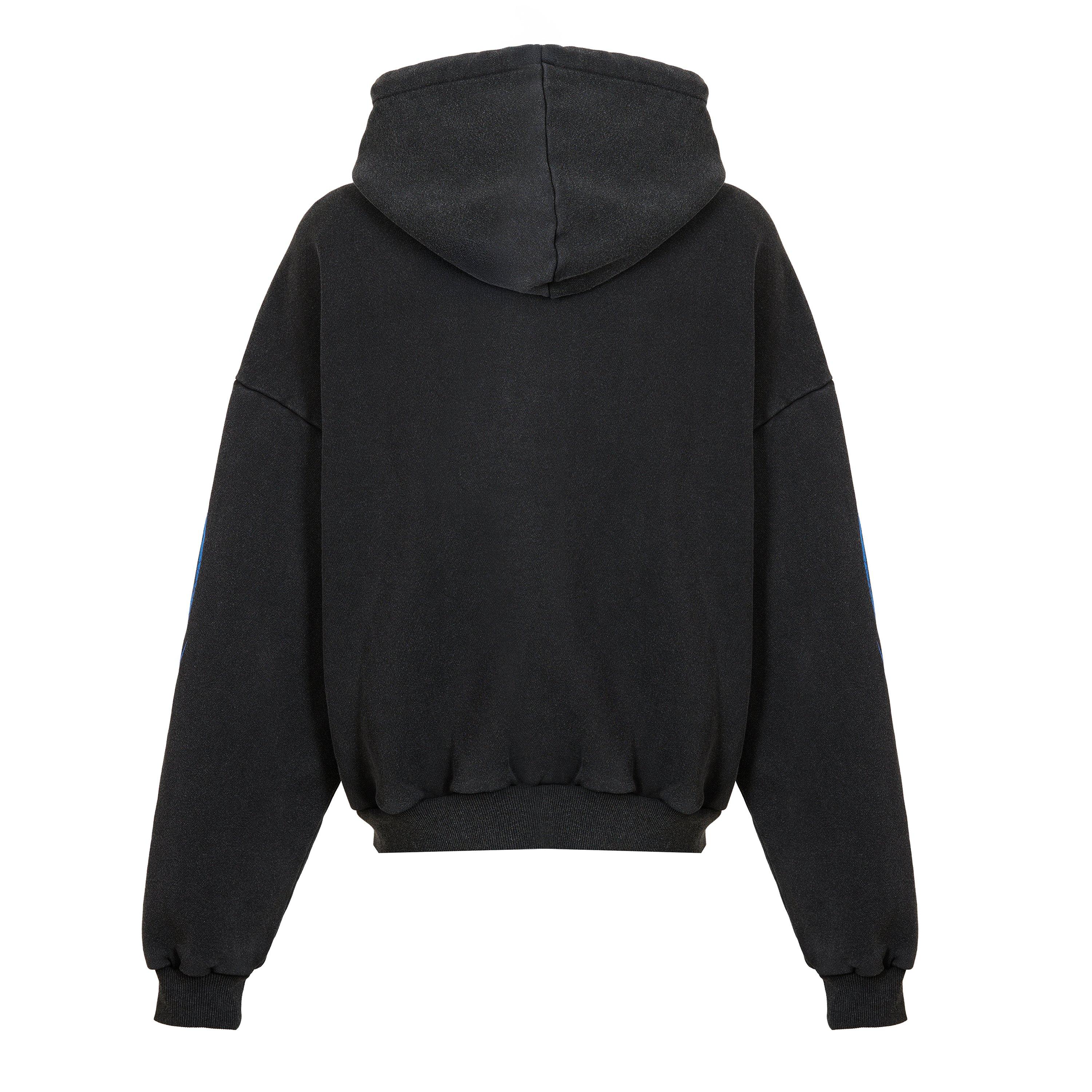 WASH BLACK - God Made - Men's Full Zip Fleece - 2