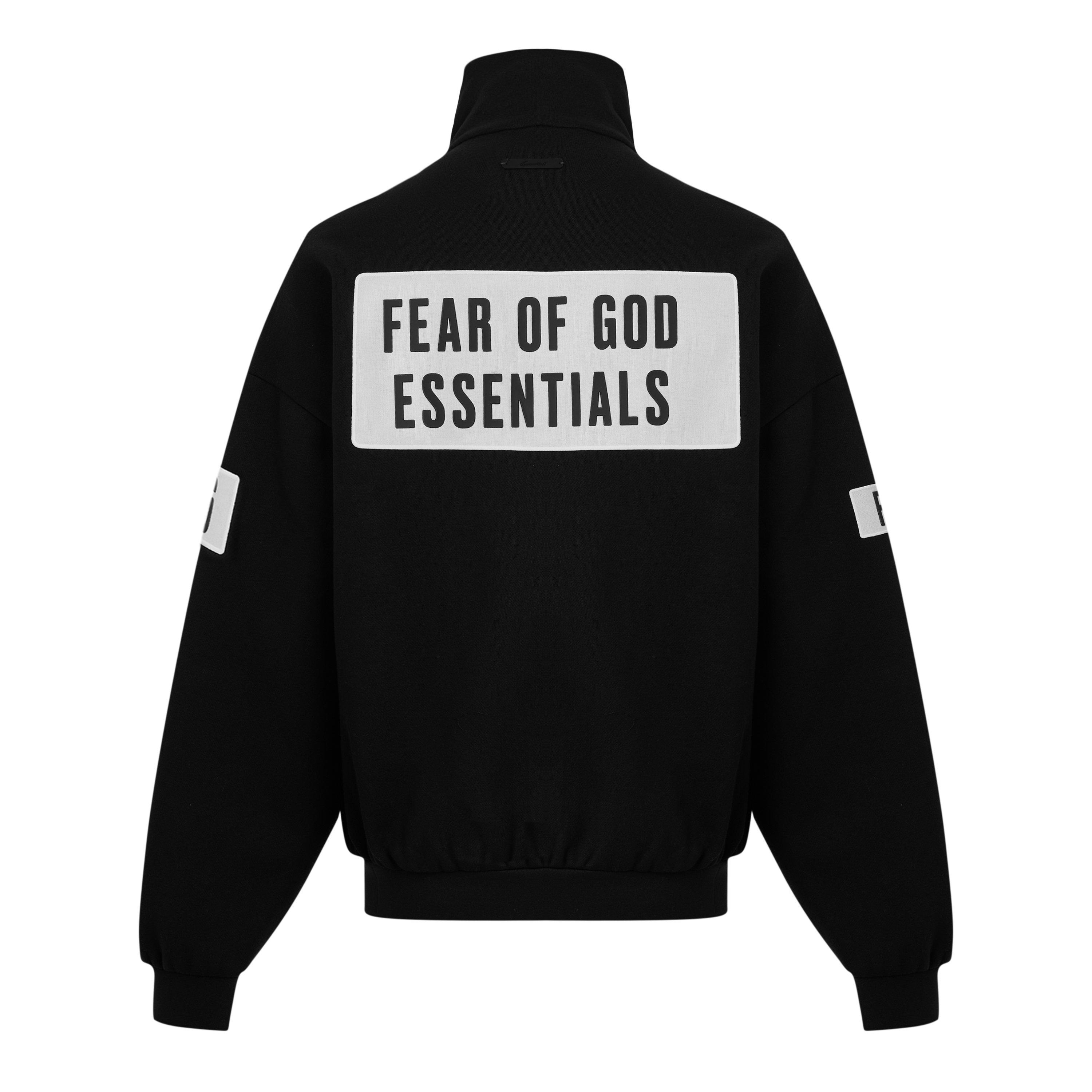 Vintage Black - Fear Of God Essentials - Men's Full Zip Fleece - 2