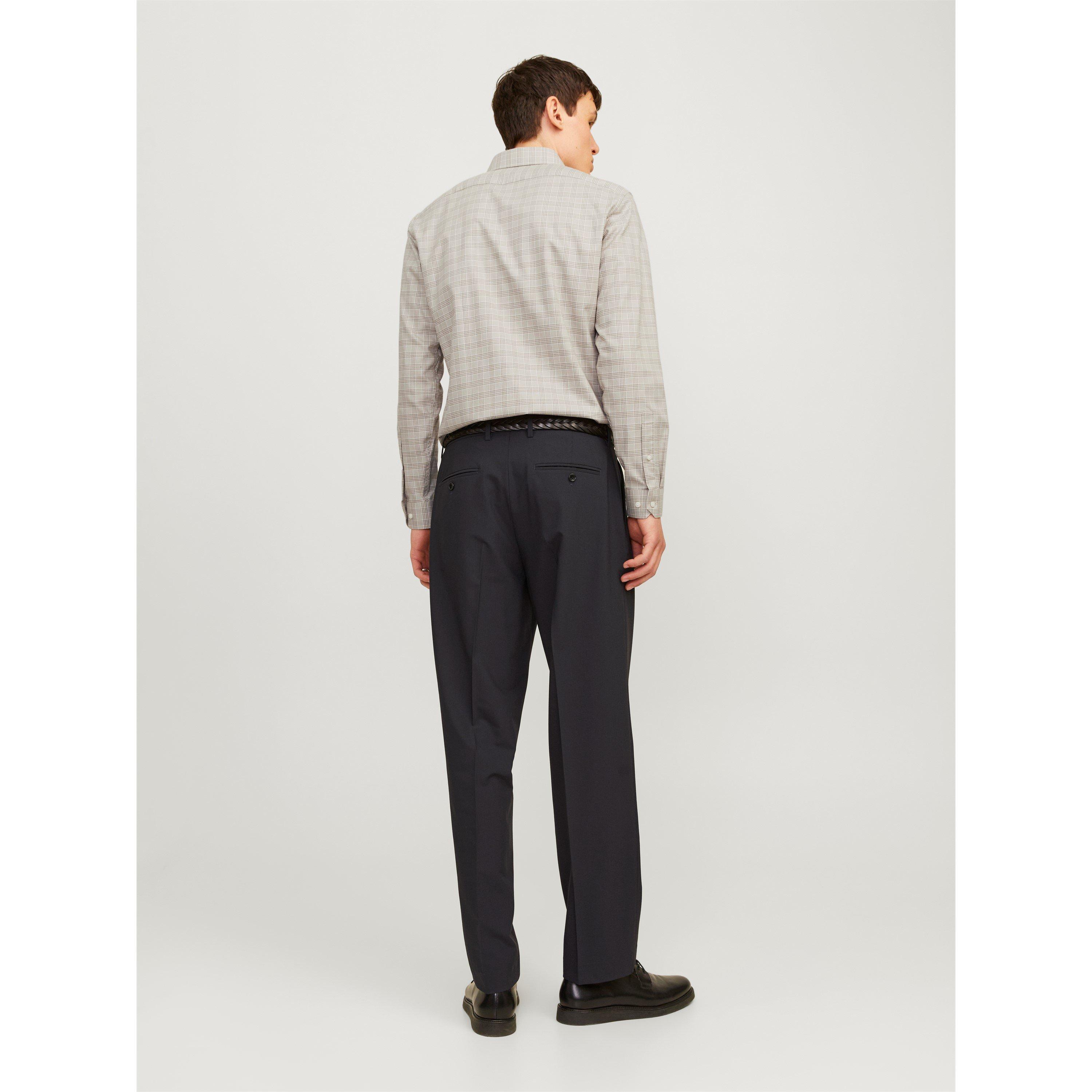 Greige - Jack and Jones - Parker Long-Sleeve Patterned Shirt - 5