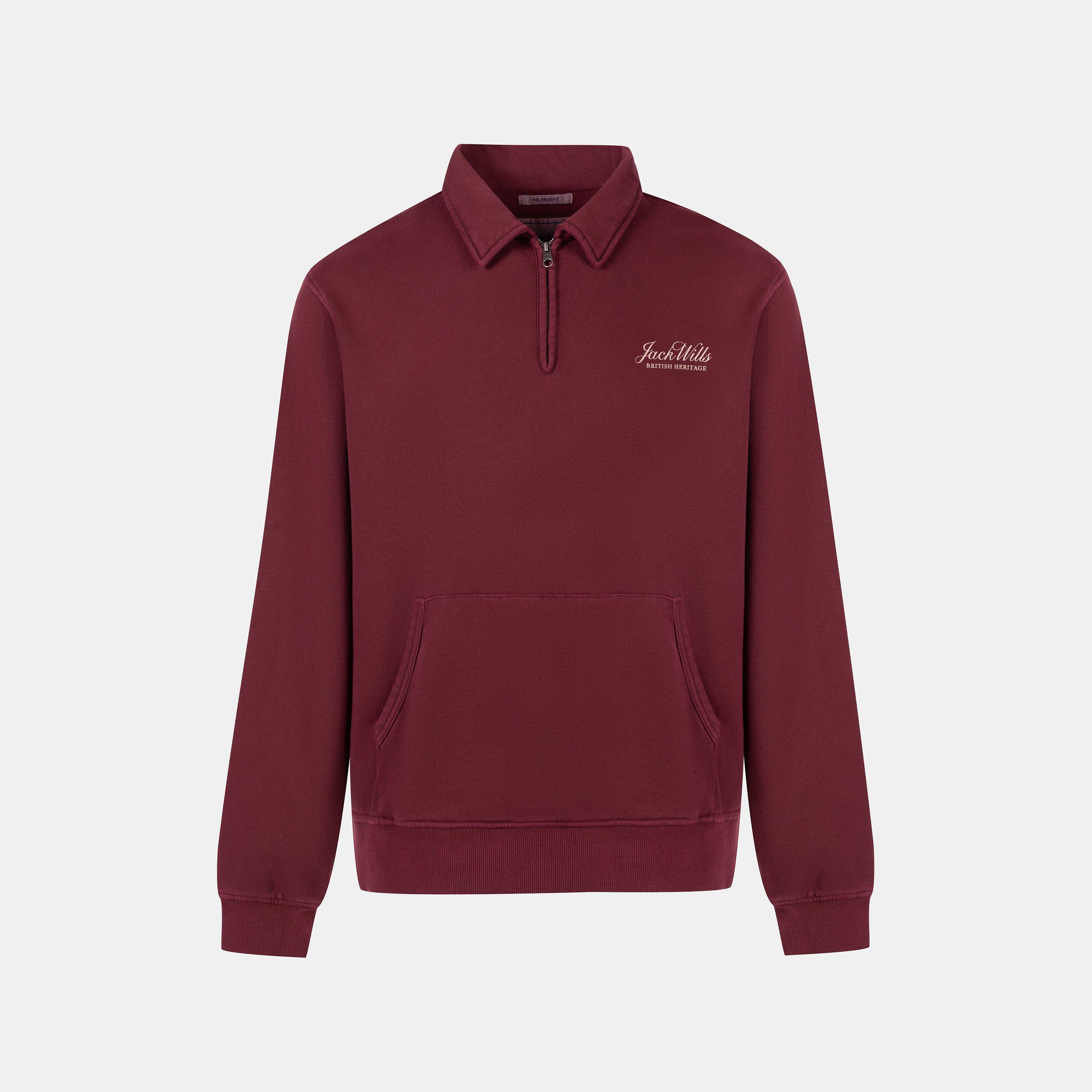 Port - Jack Wills - JW Vintage 1/4 Zip Sn64 - 1