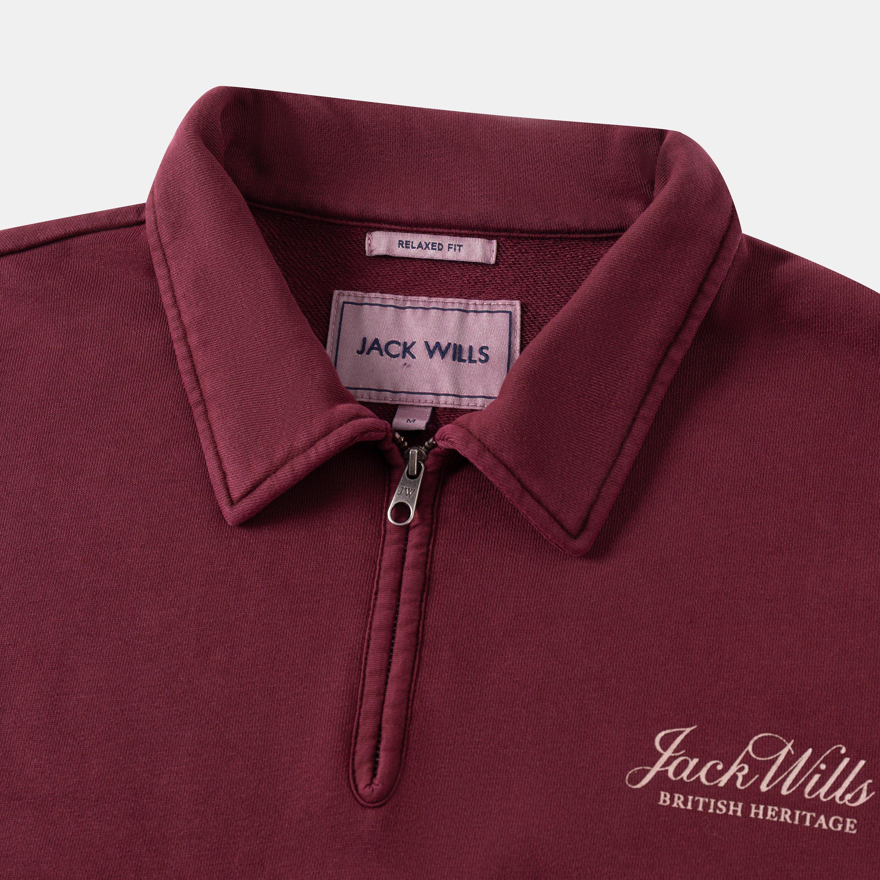 Port - Jack Wills - JW Vintage 1/4 Zip Sn64 - 3