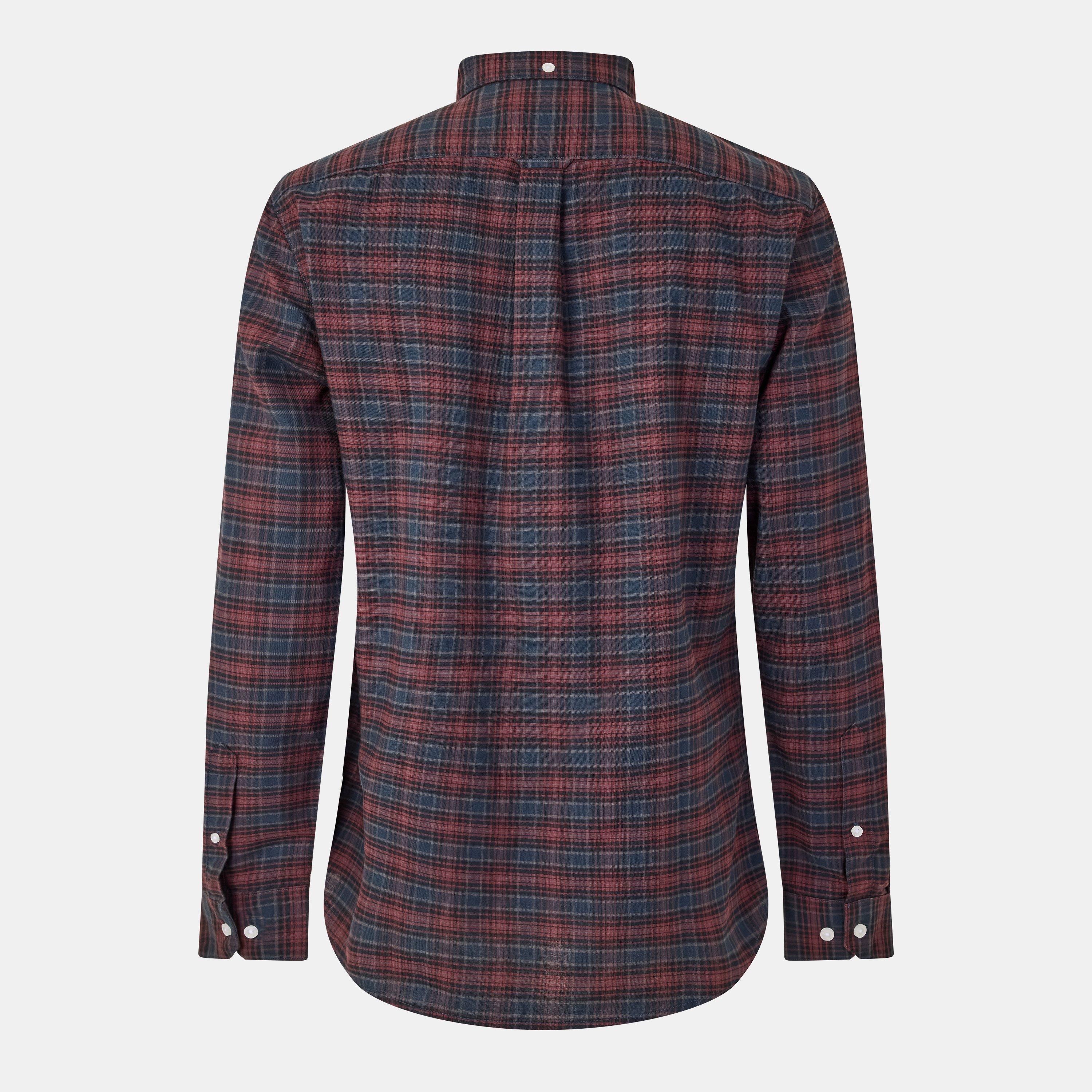 Farah Red - Farah - Carway Long-Sleeve Patterned Shirt - 2