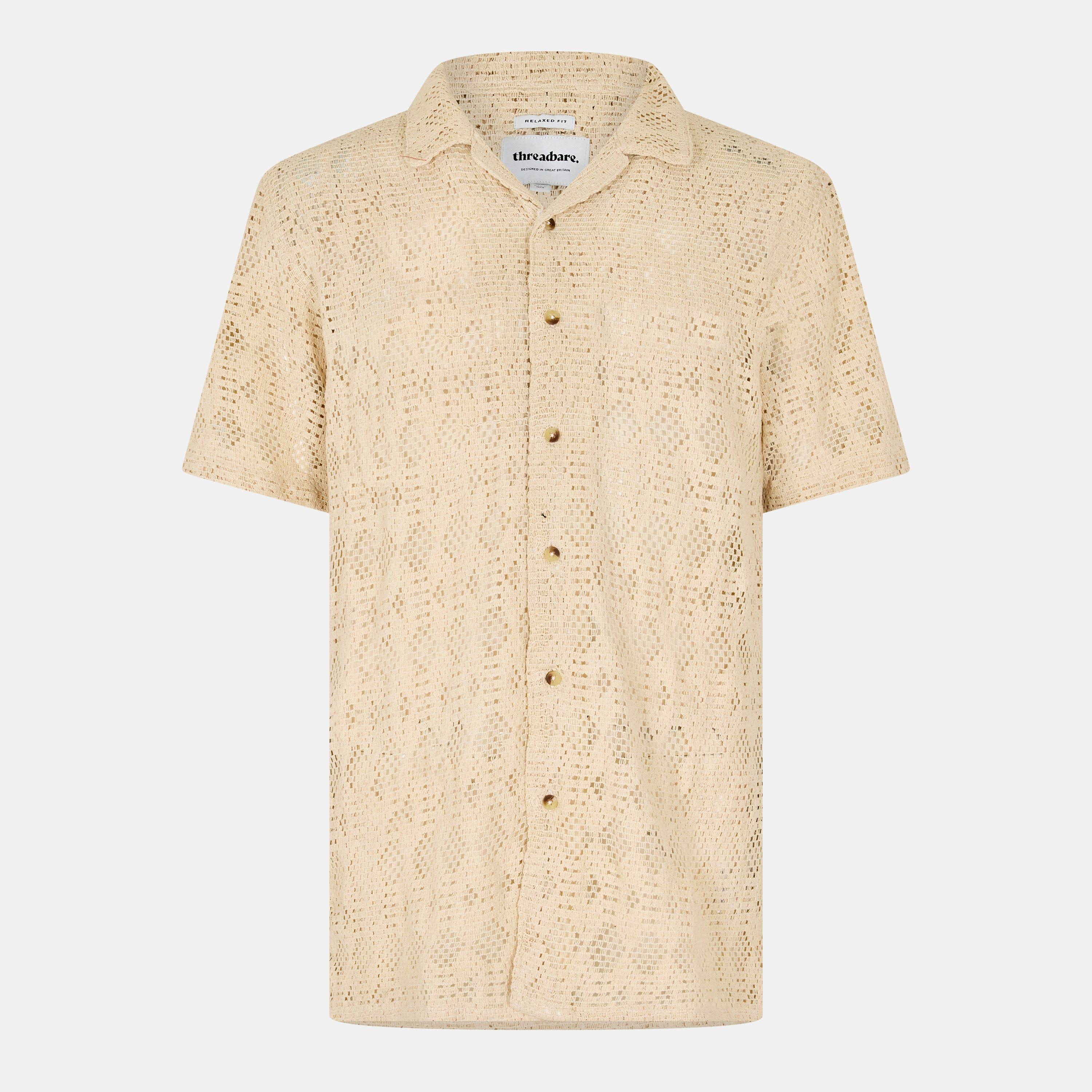 мъжко 's Short-Sleeve Patterned Shirt