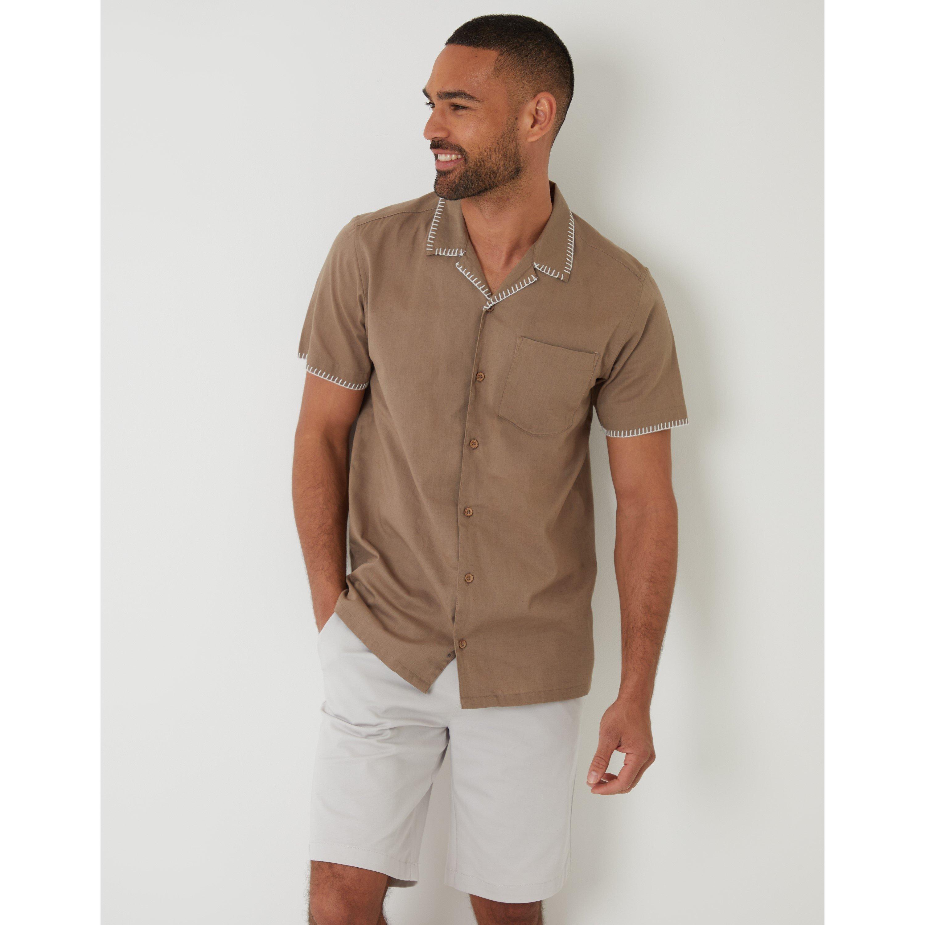 мъжко 's Burnley Short-Sleeve Patterned Shirt