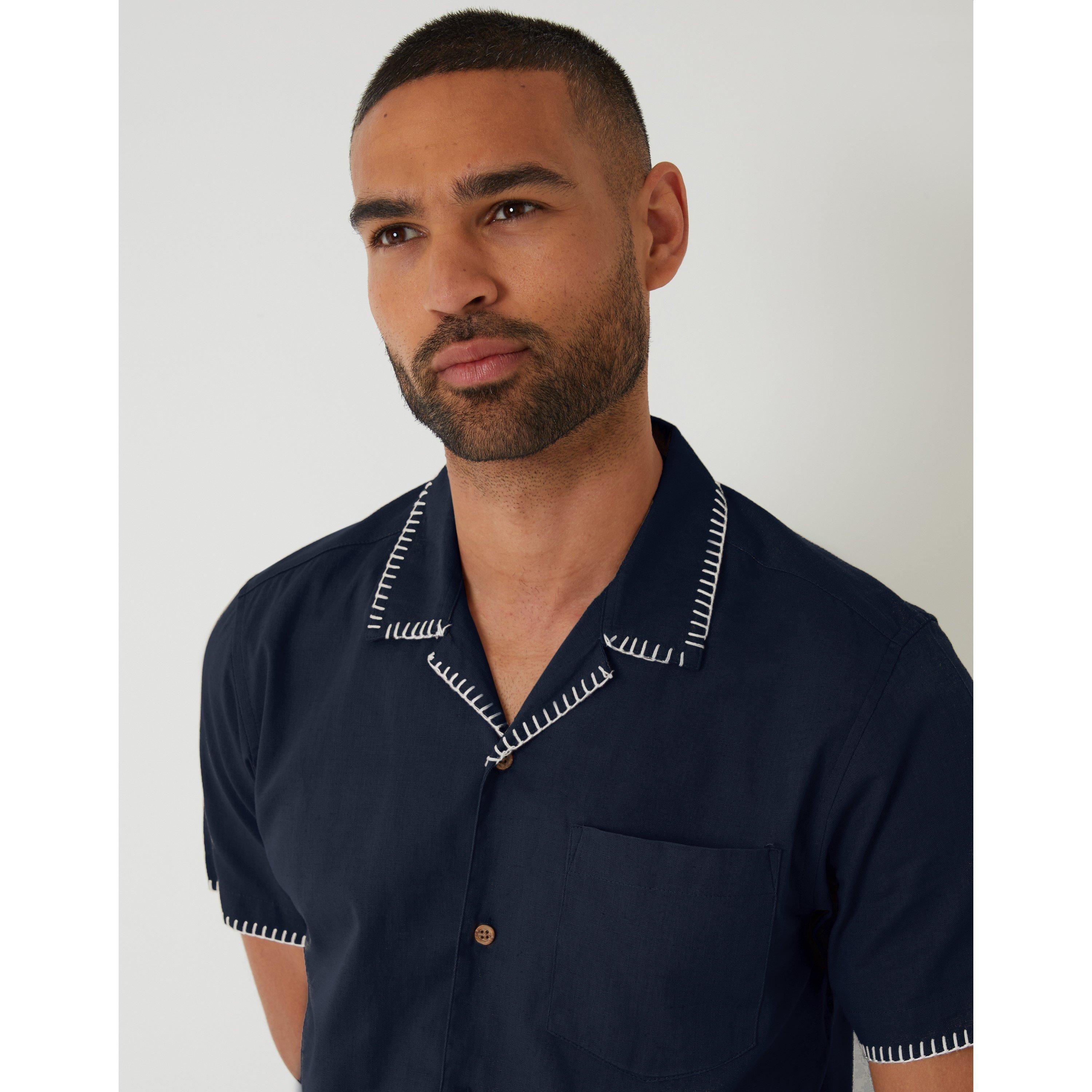 Lyle Q Zip Pulover Sn99 - Threadbare - Burnley Short-Sleeve Patterned Shirt - 4