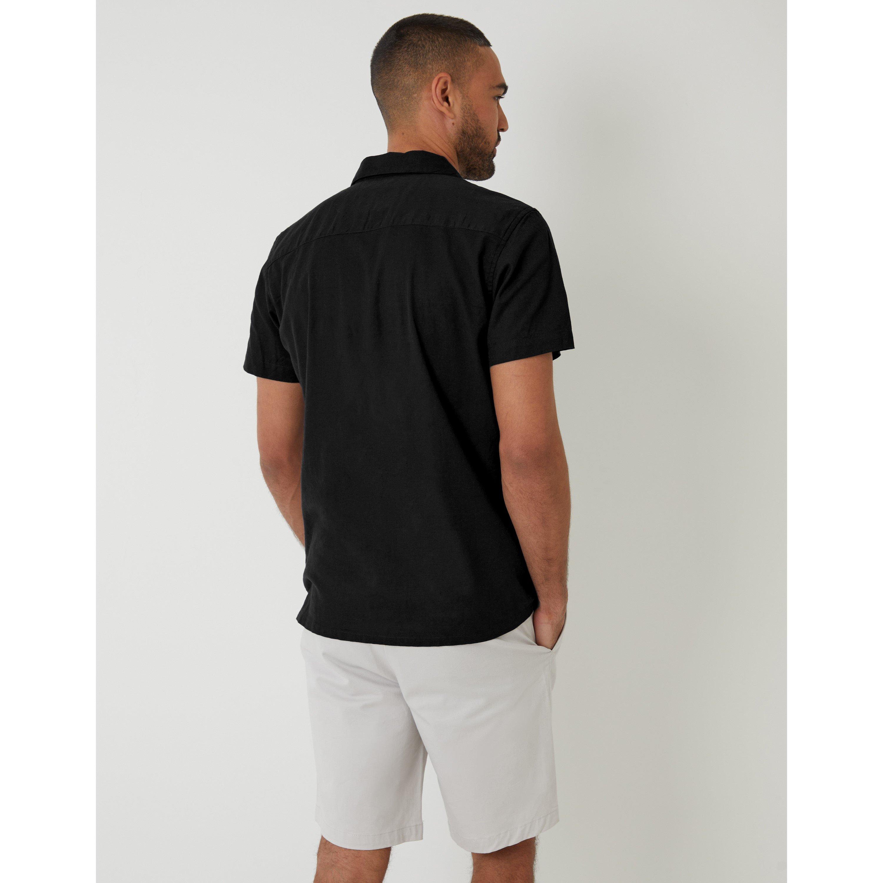 Nero - Threadbare - Men's Maples Short-Sleeve Patterned Shirt - 3