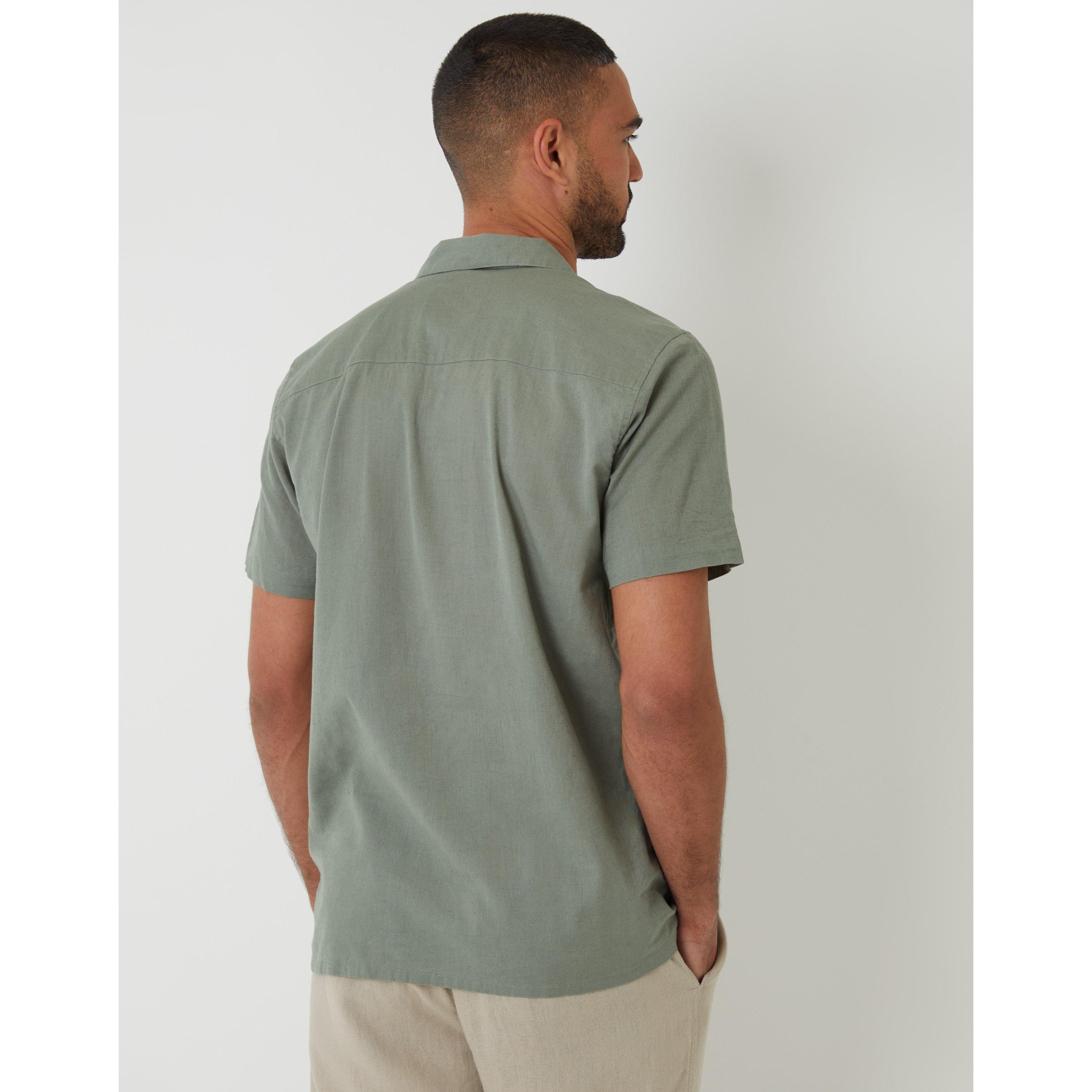 Sage - Threadbare - Maples Short-Sleeve Patterned Shirt - 3