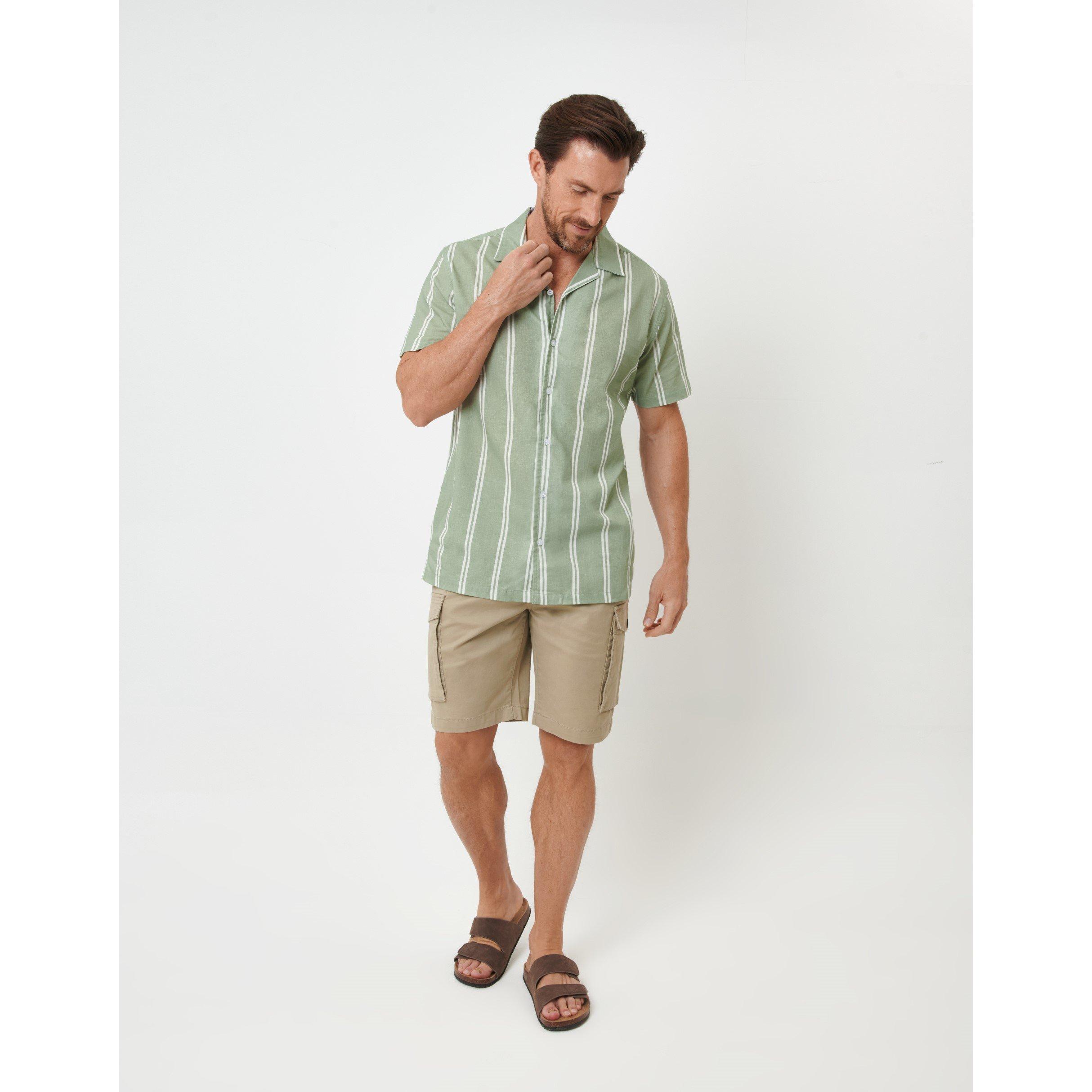 Sage Green - Saltwell - Saltwel Short-Sleeve Oxford Shirt - 2