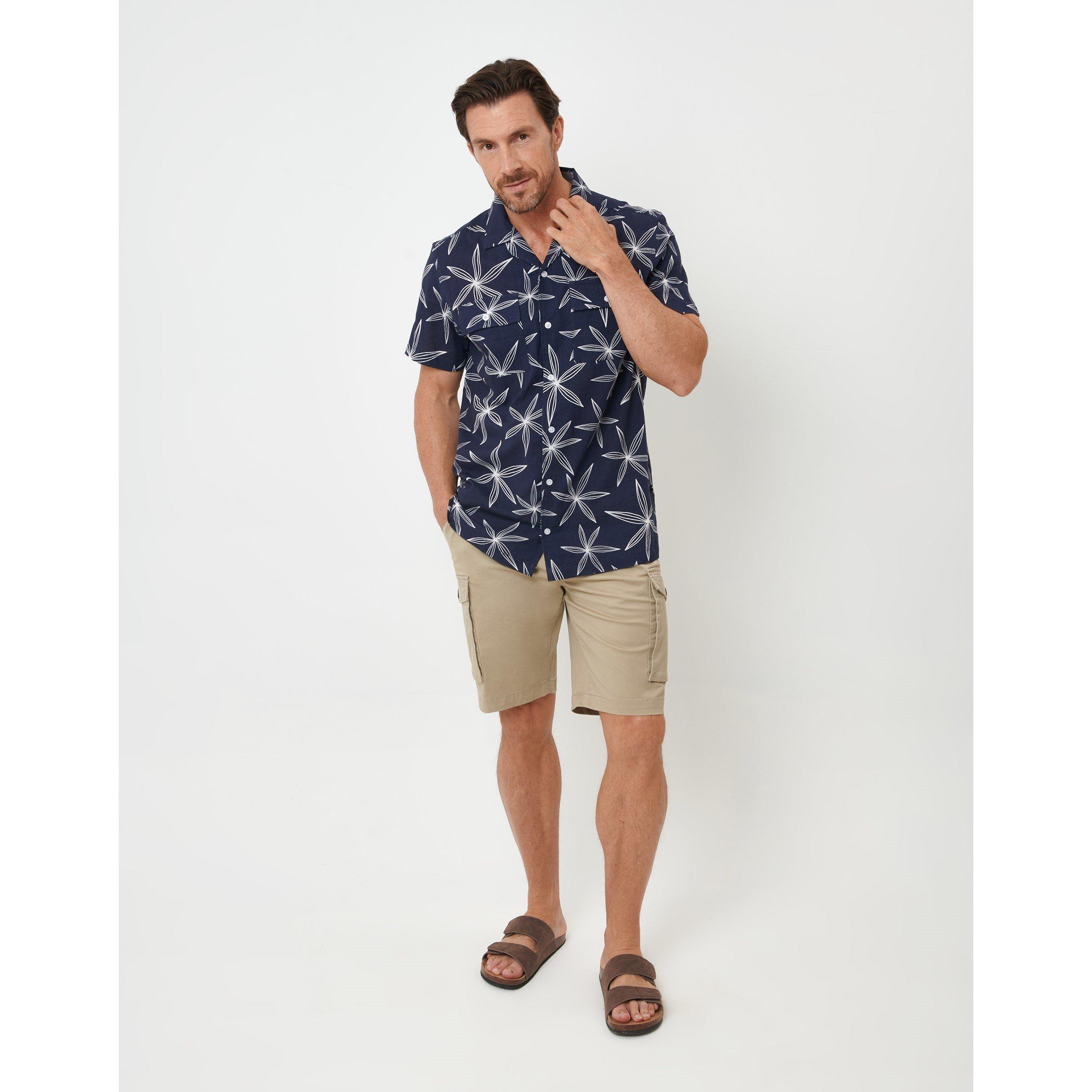 Navy - Saltwell - Saltwel Short-Sleeve Oxford Shirt - 2