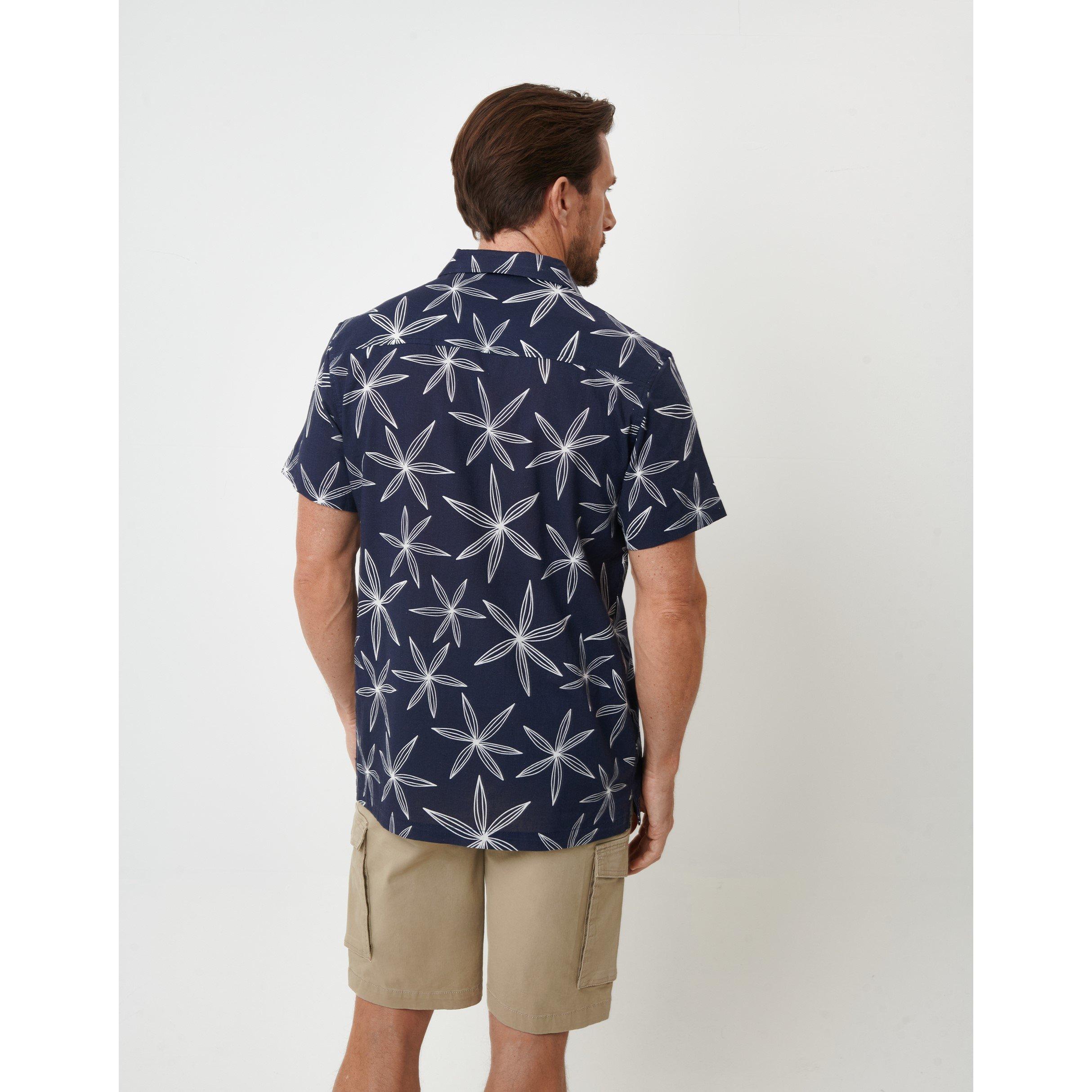 Navy - Saltwell - Saltwel Short-Sleeve Oxford Shirt - 3