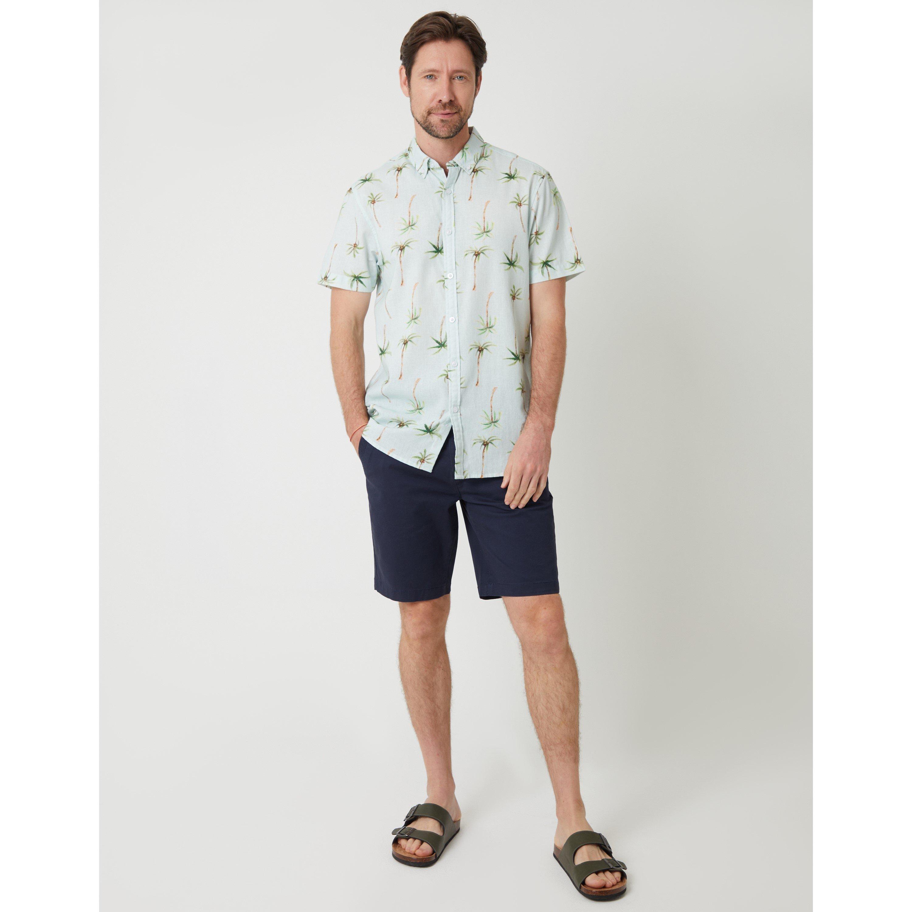 Sky Blue - Saltwell - Saltwel Short-Sleeve Oxford Shirt - 2