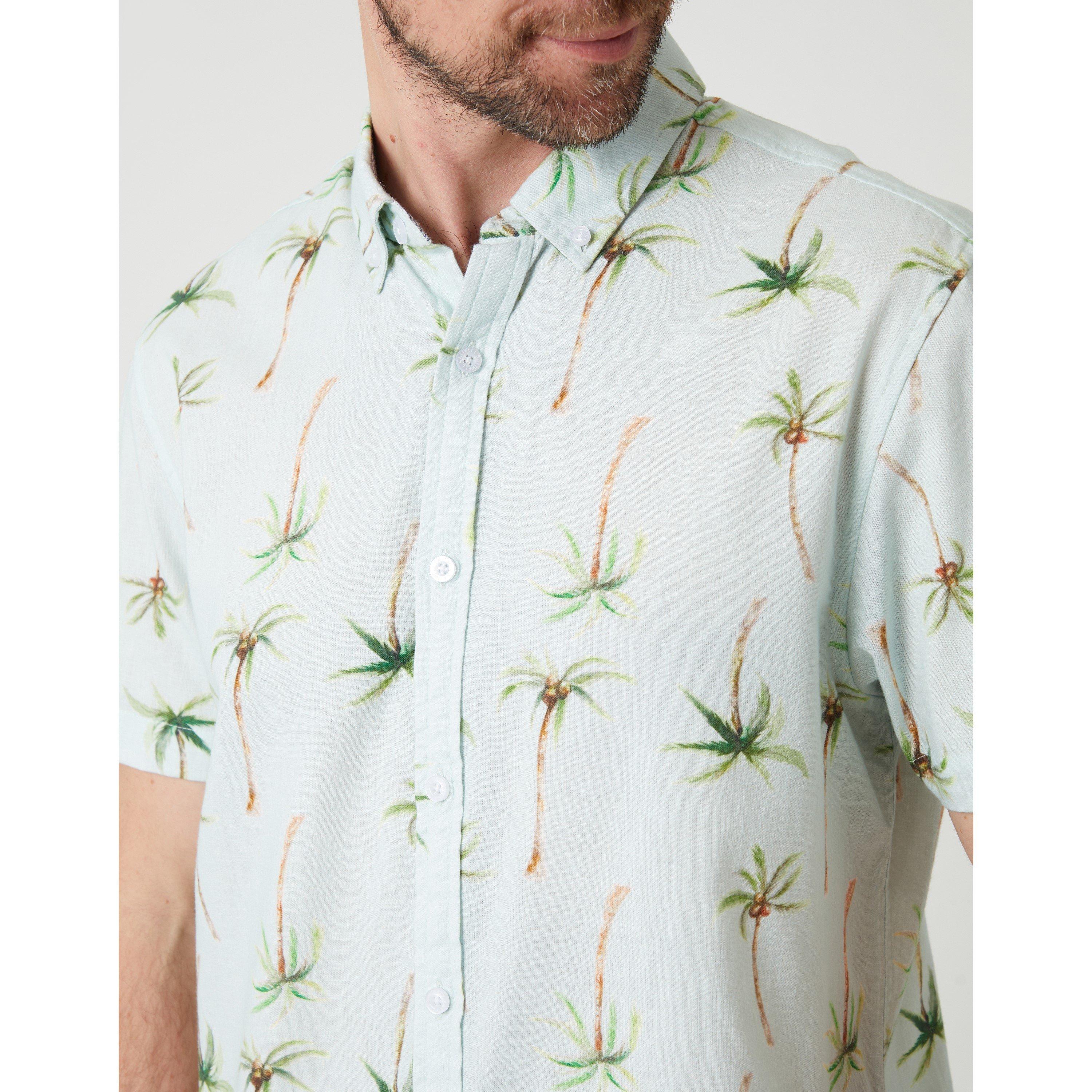 Sky Blue - Saltwell - Saltwel Short-Sleeve Oxford Shirt - 4