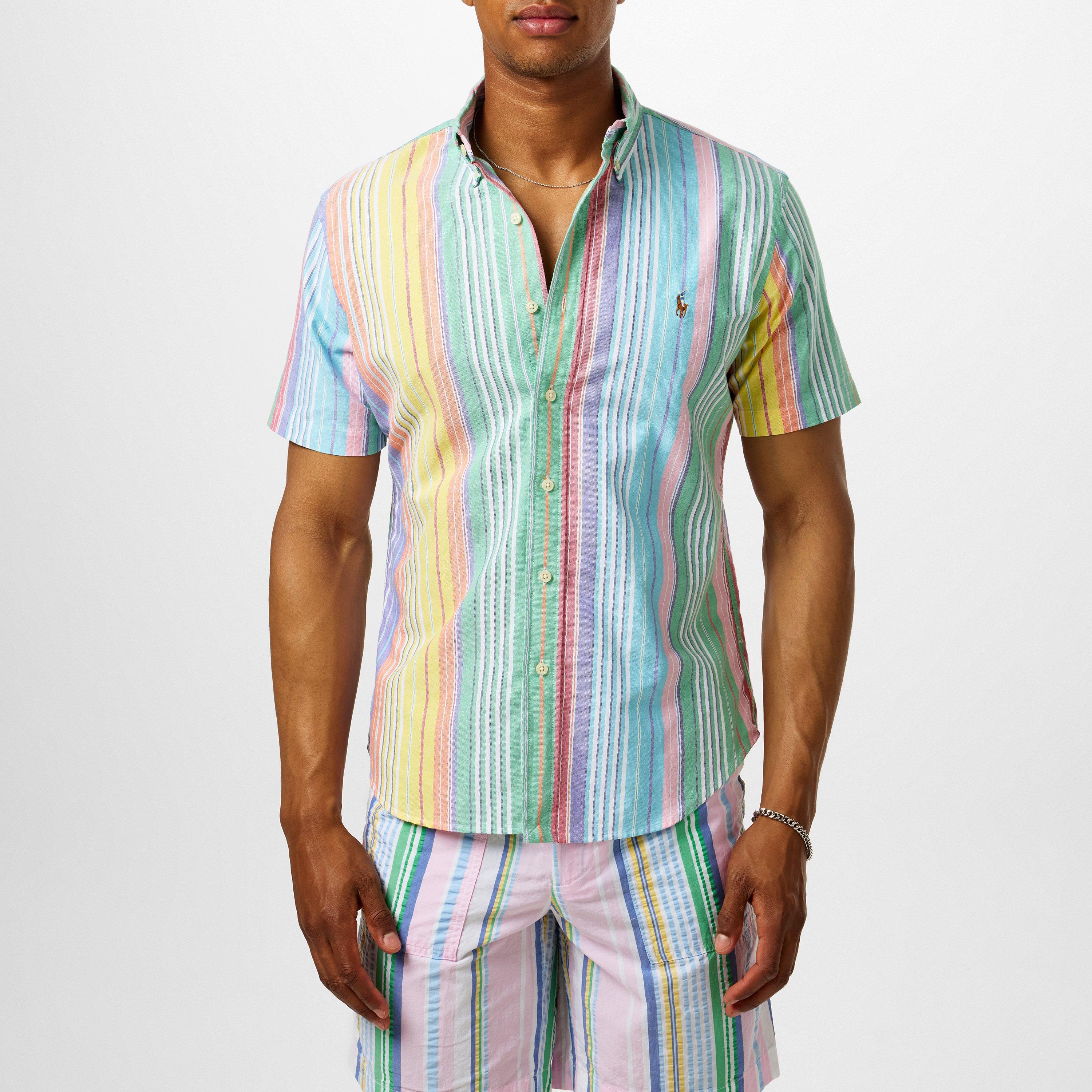 Green/Yellow - Polo Ralph Lauren - Fun Short Sleeve Shirt - 3