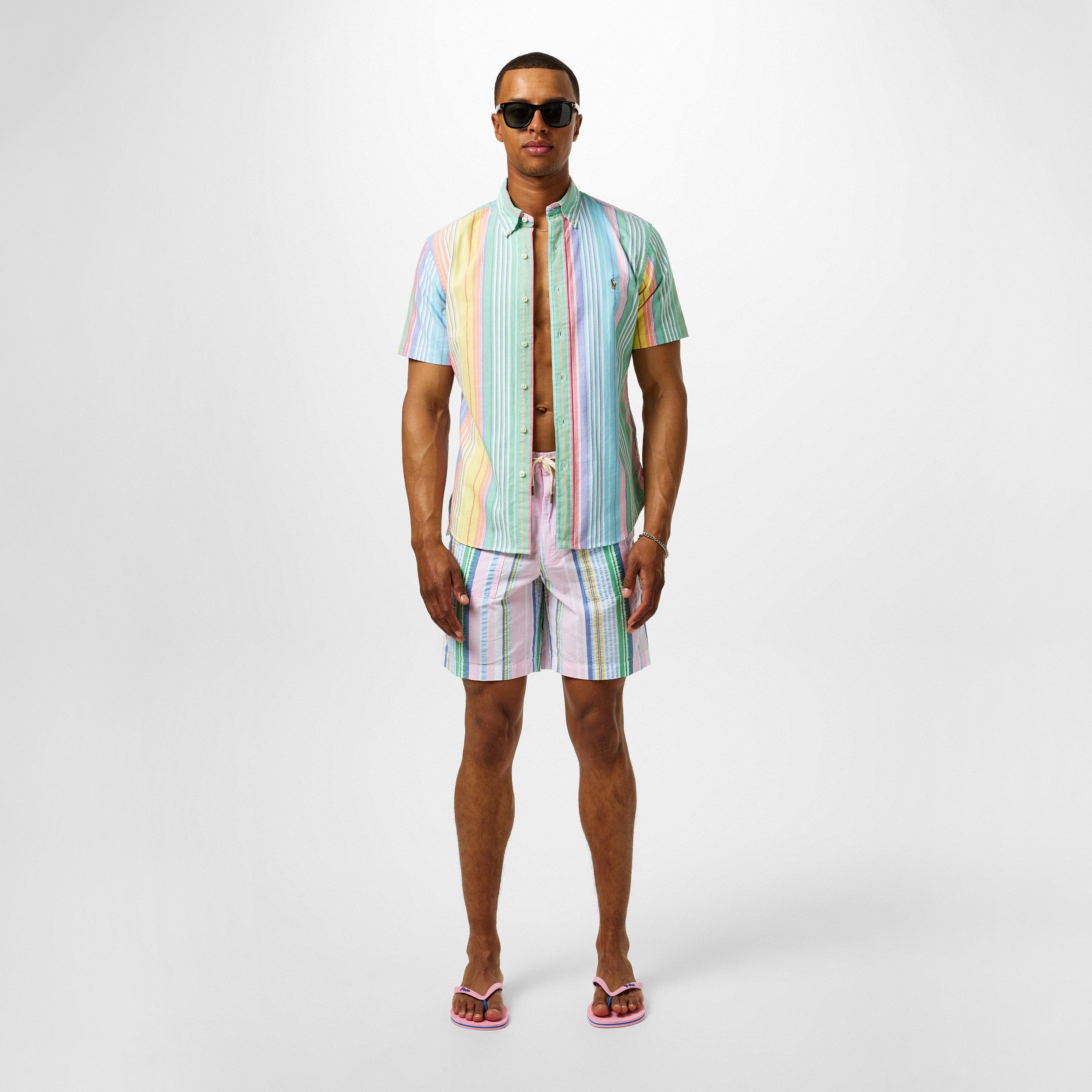 Green/Yellow - Polo Ralph Lauren - Fun Short Sleeve Shirt - 6